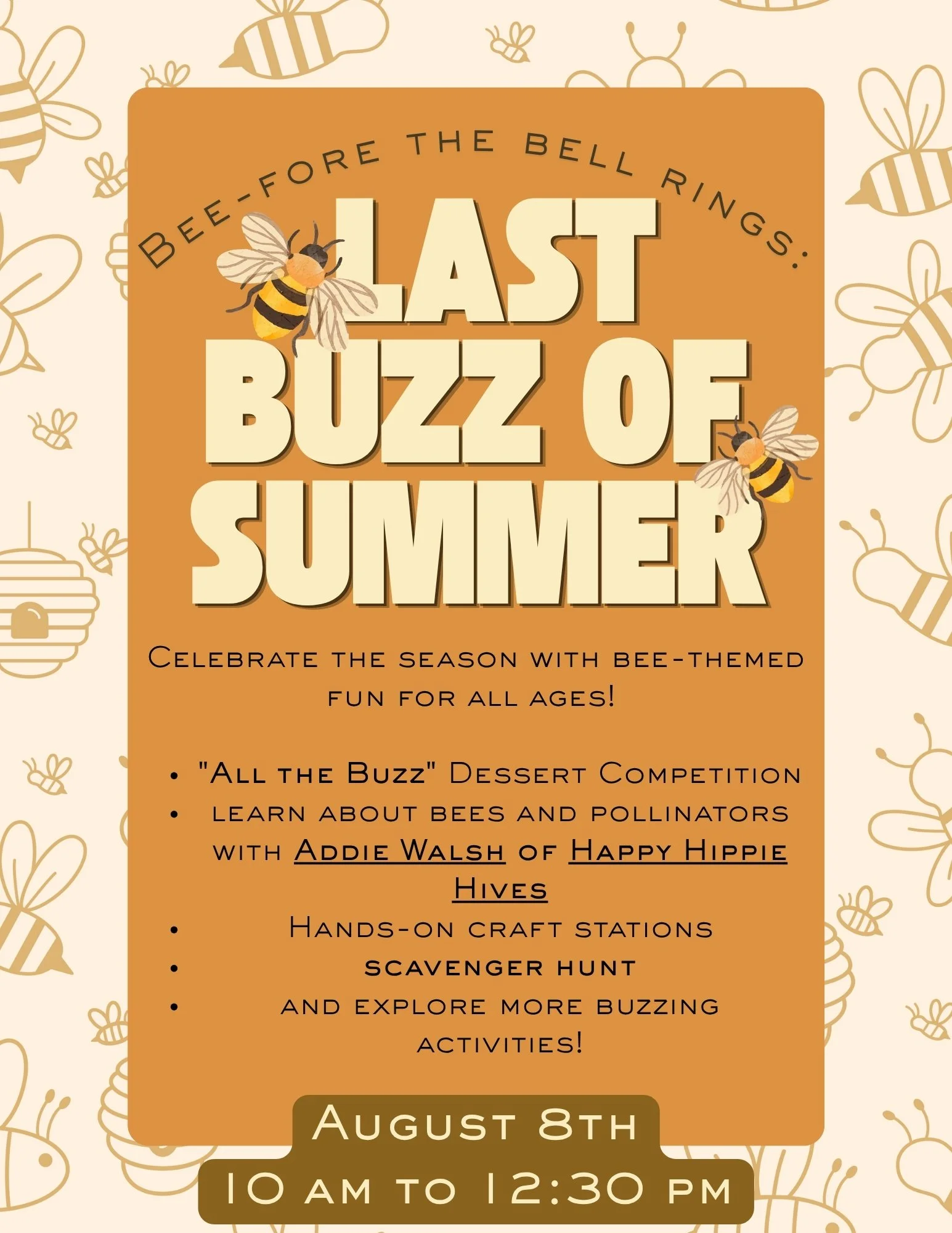 Bee-fore the Bell Rings: Last Buzz of Summer