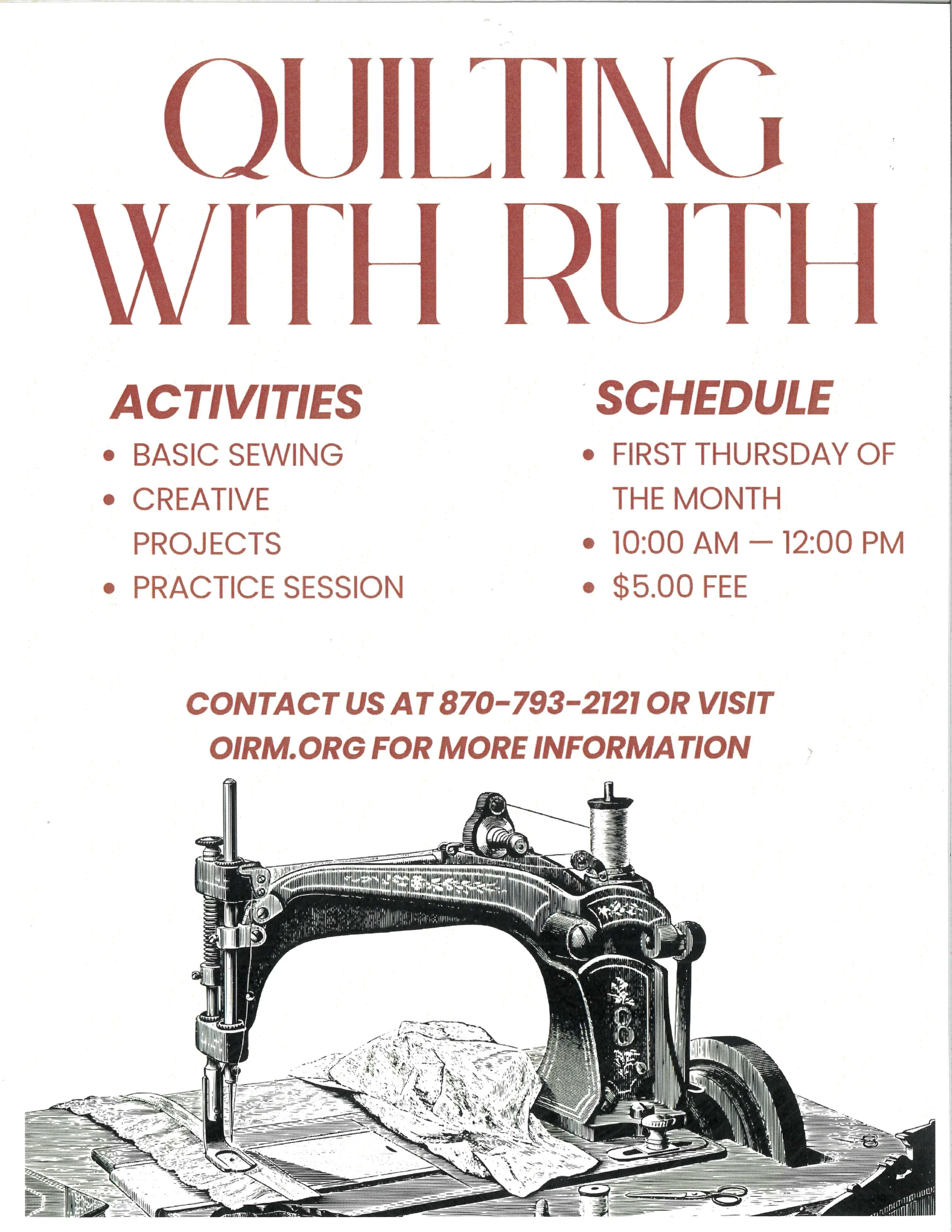 Quilting with Ruth