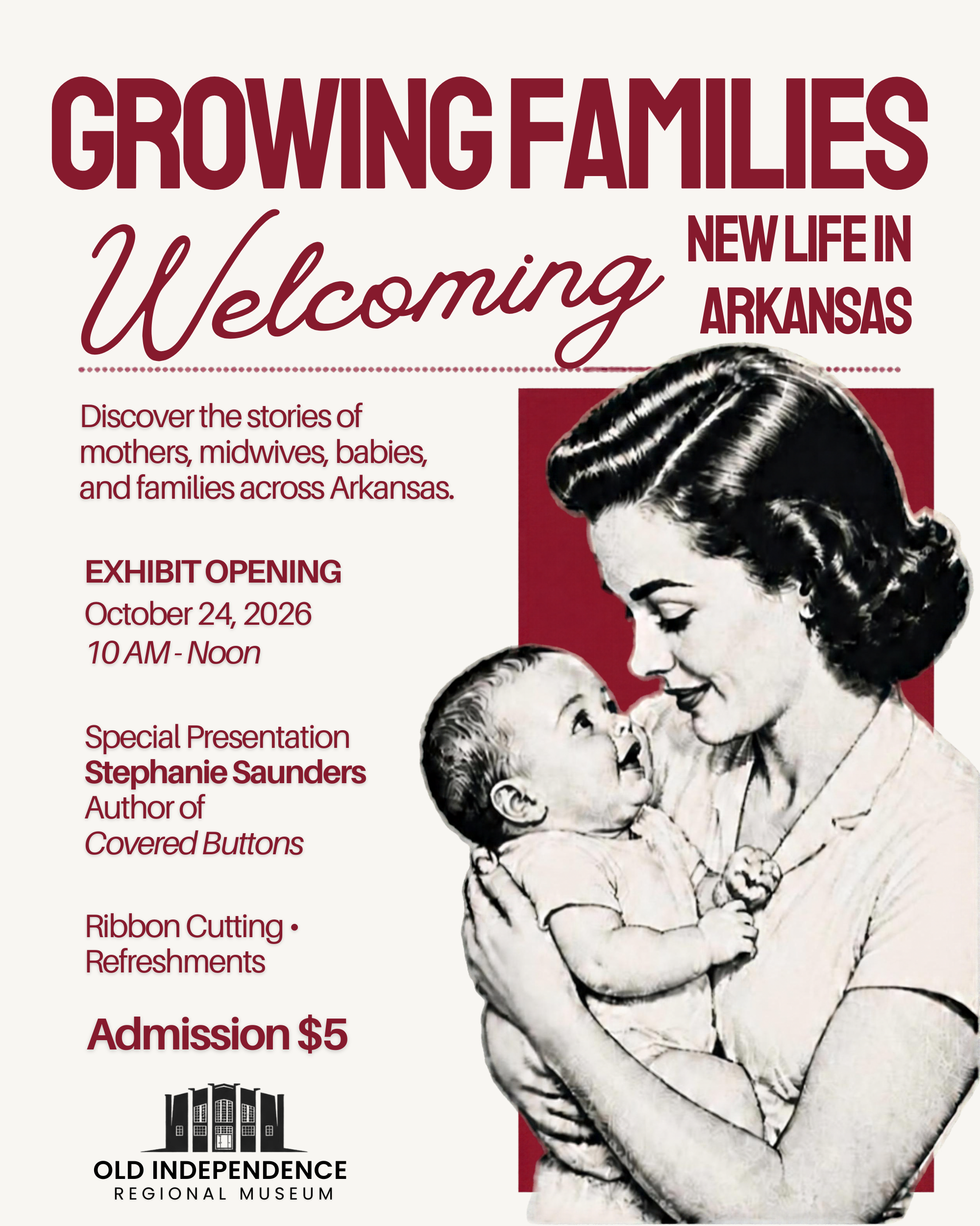 Growing Families: Welcoming New Life in Arkansas Exhibit Opening