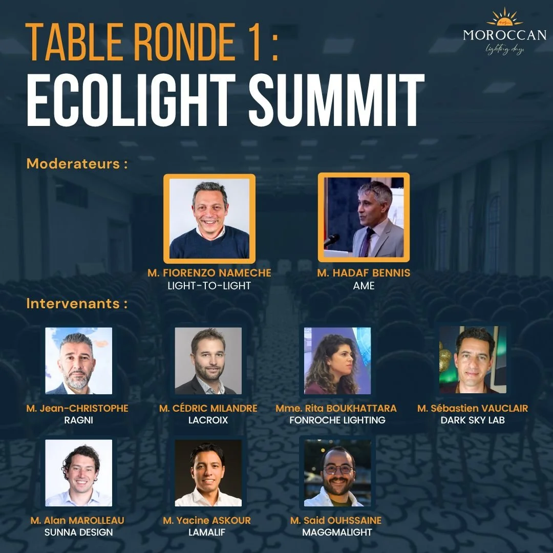 Cap sur le Maroc pour @moroccanld ! 🌍✨ 
On est ravis d’animer la Table Ronde 1 et de parler lumière écoresponsable avec vous 
Merci aux organisateurs pour cette belle aventure !