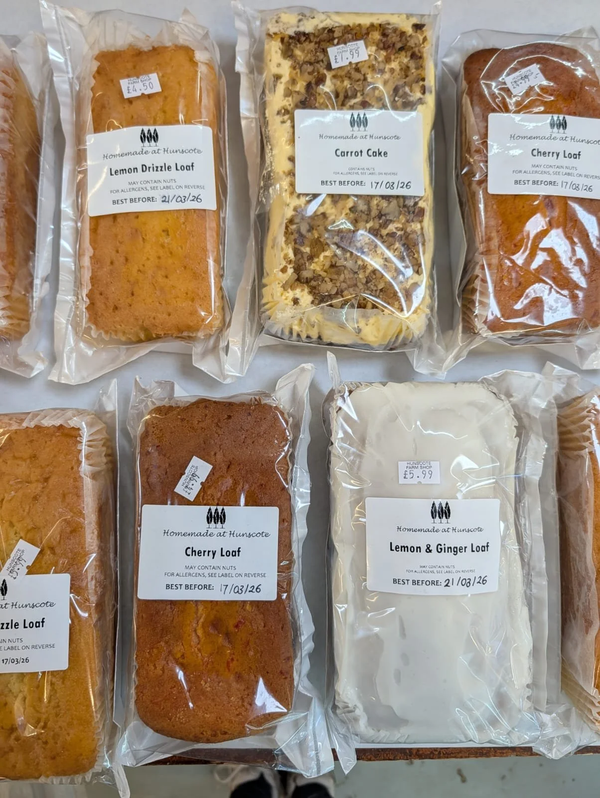 Cakes made right here on the farm!