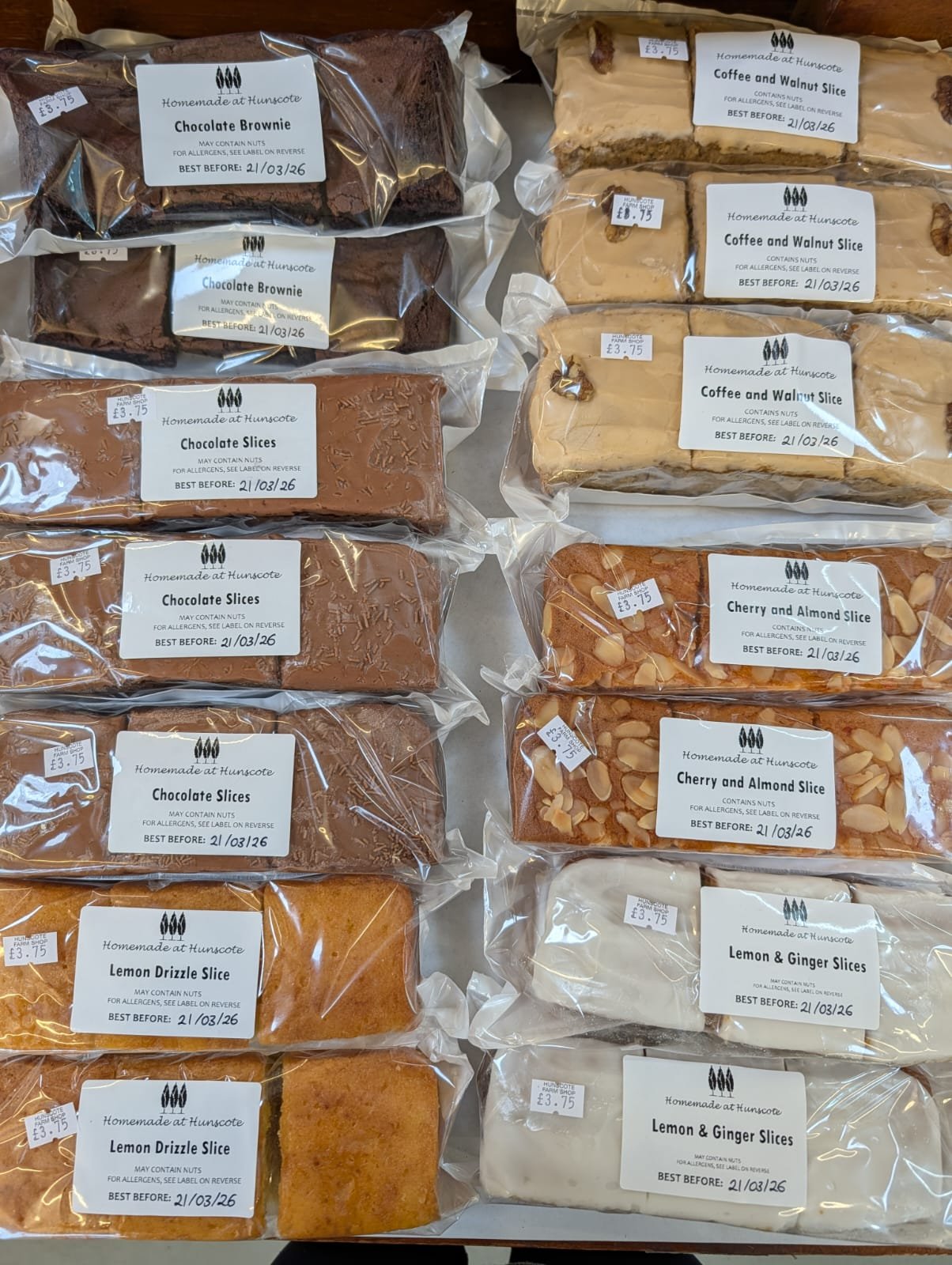 Cakes made right here on the farm!