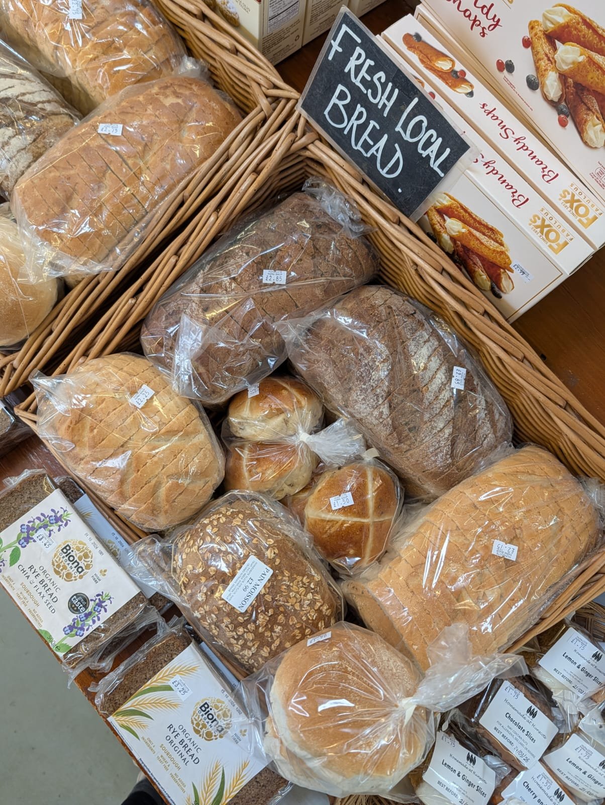 Fresh Local Bread Selection