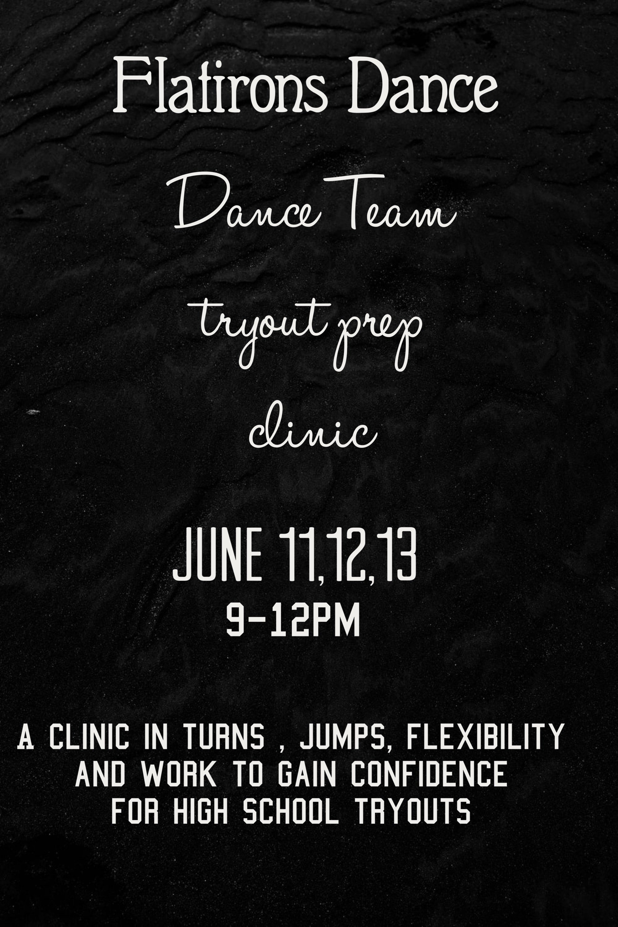 Dance Team Tryout Prep Camp