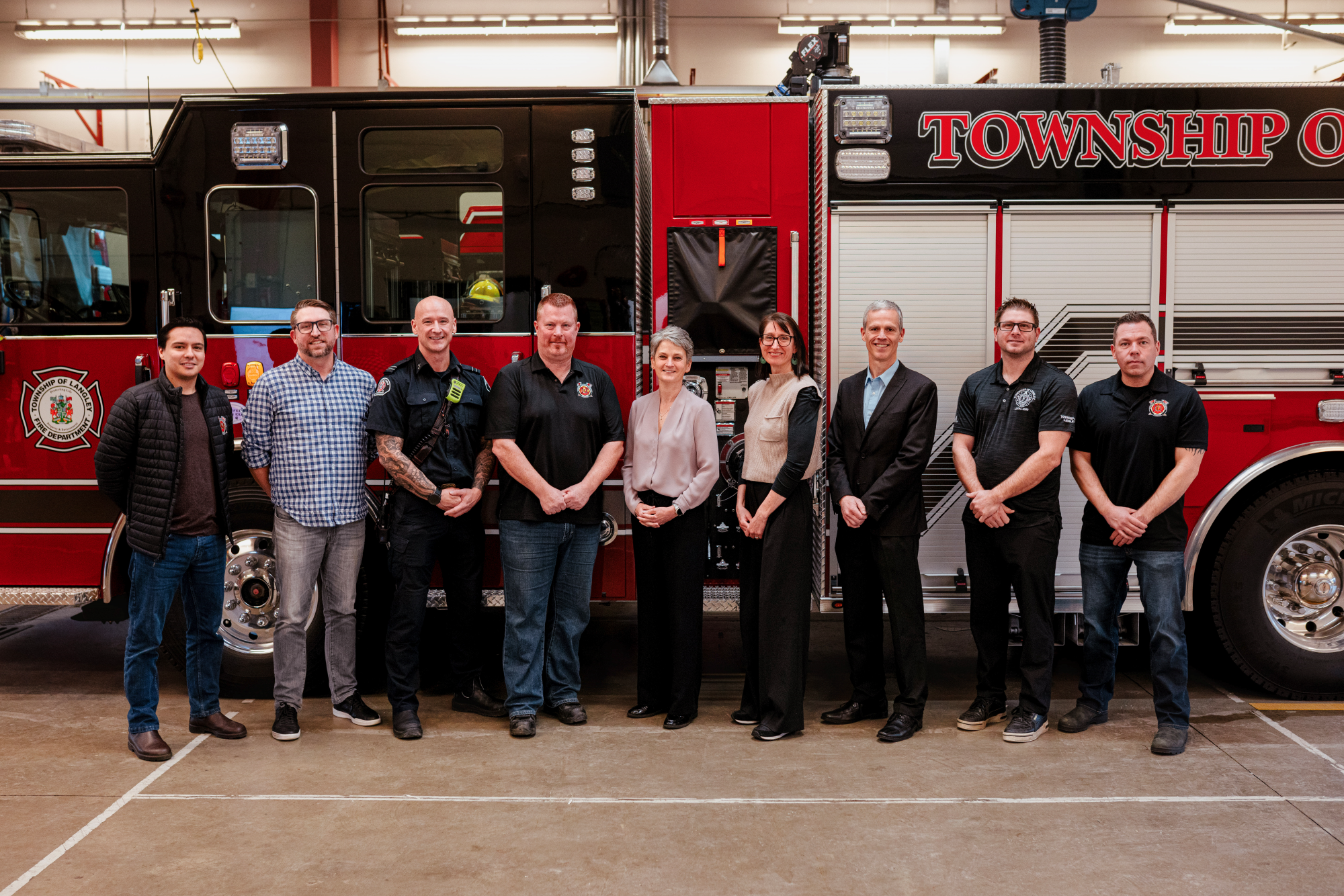Paws for a Cause: Firefighters Support Four-Legged Healers at Youth Centre