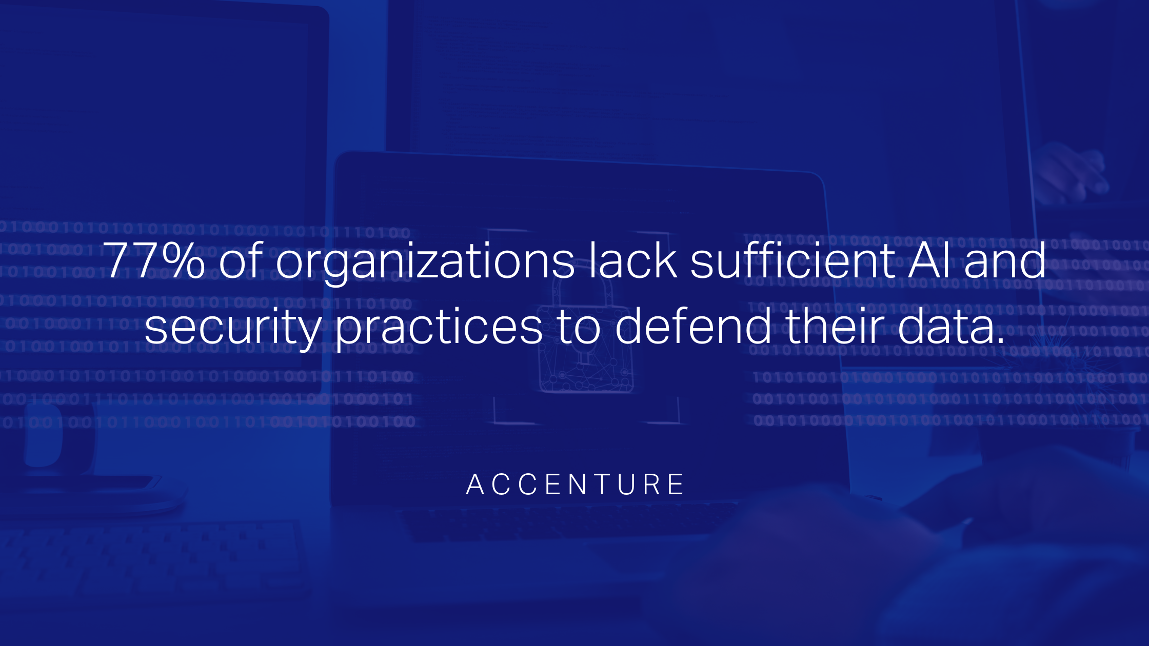 quote from accenture about AI security practices