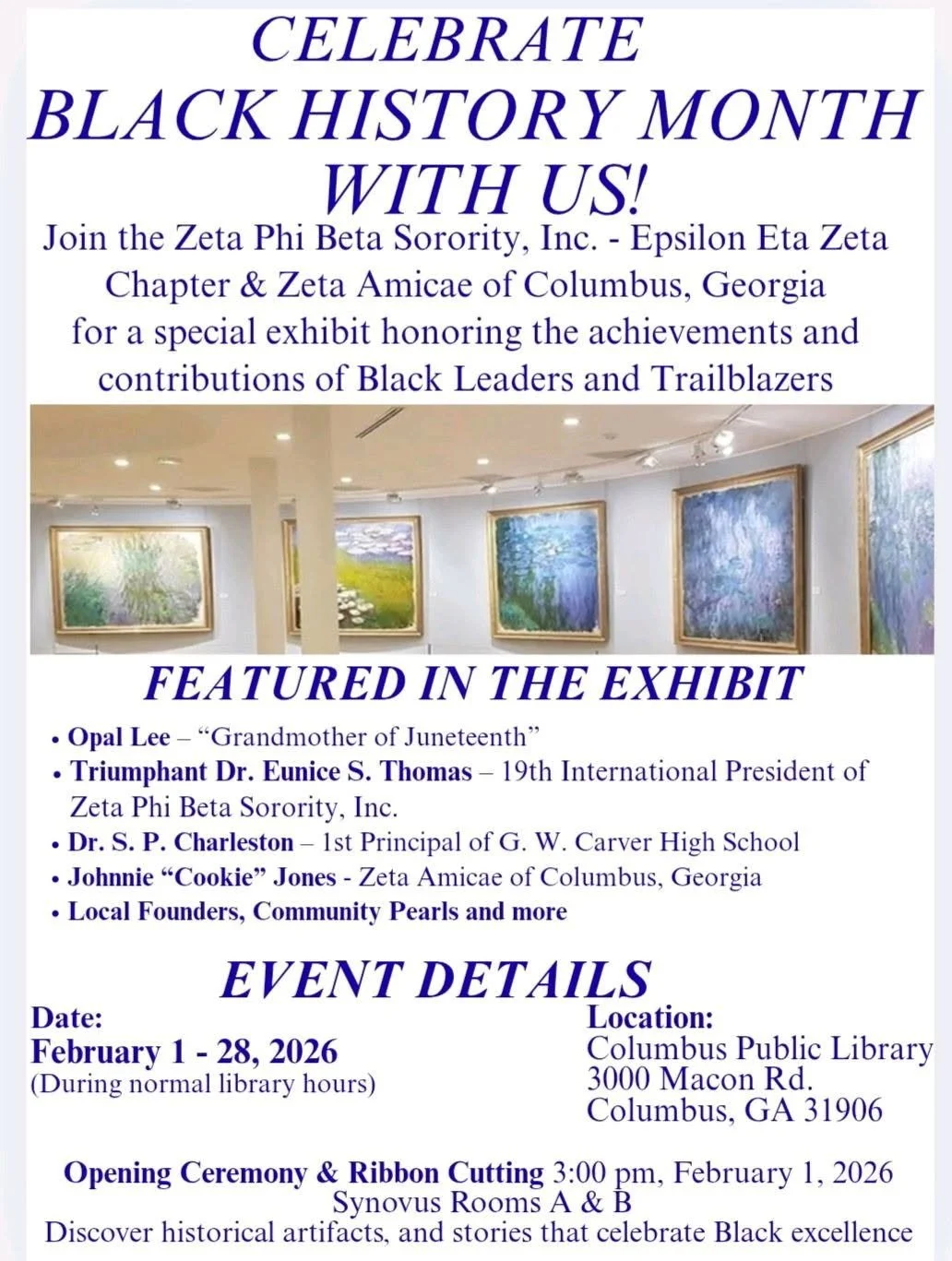 Celebrate Black History - Opening Ceremony and Ribbon Cutting