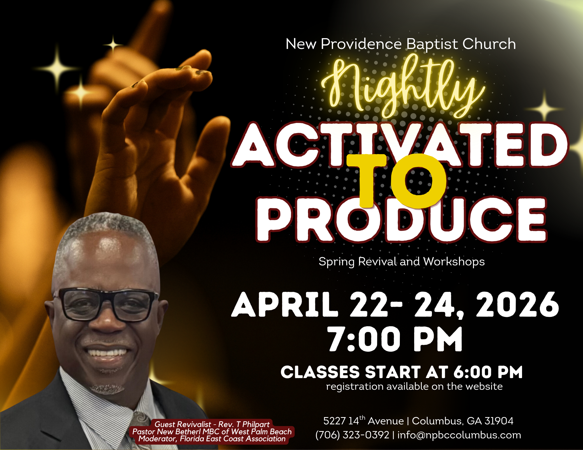 Spring Revival Night 1- ACTIVATED TO PRODUCE