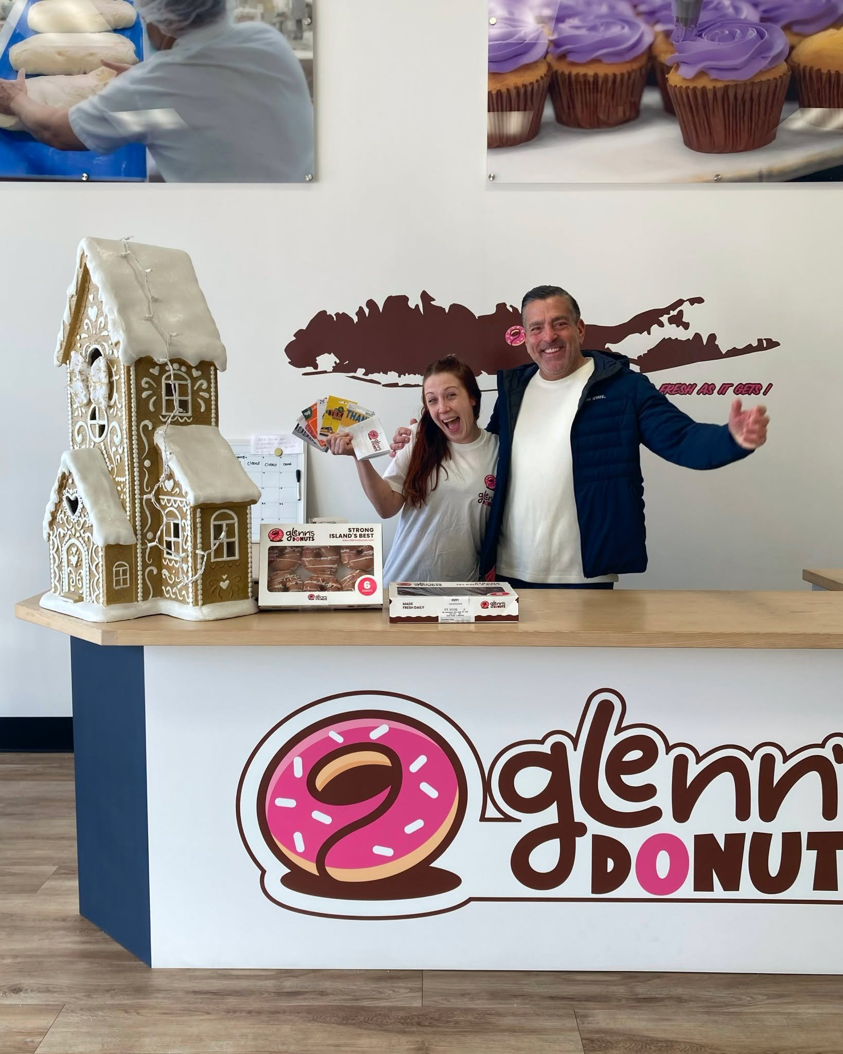 🛍️🎉🍩 Meg is one of our lucky giveaway winners! She&rsquo;s taking home an amazing assortment of gift cards and donuts. Keep an eye out for our giveaway ad on Instagram and Facebook&mdash;you could be next!

💻 LEARN MORE
🌐 www.GlennsDonuts.com

#