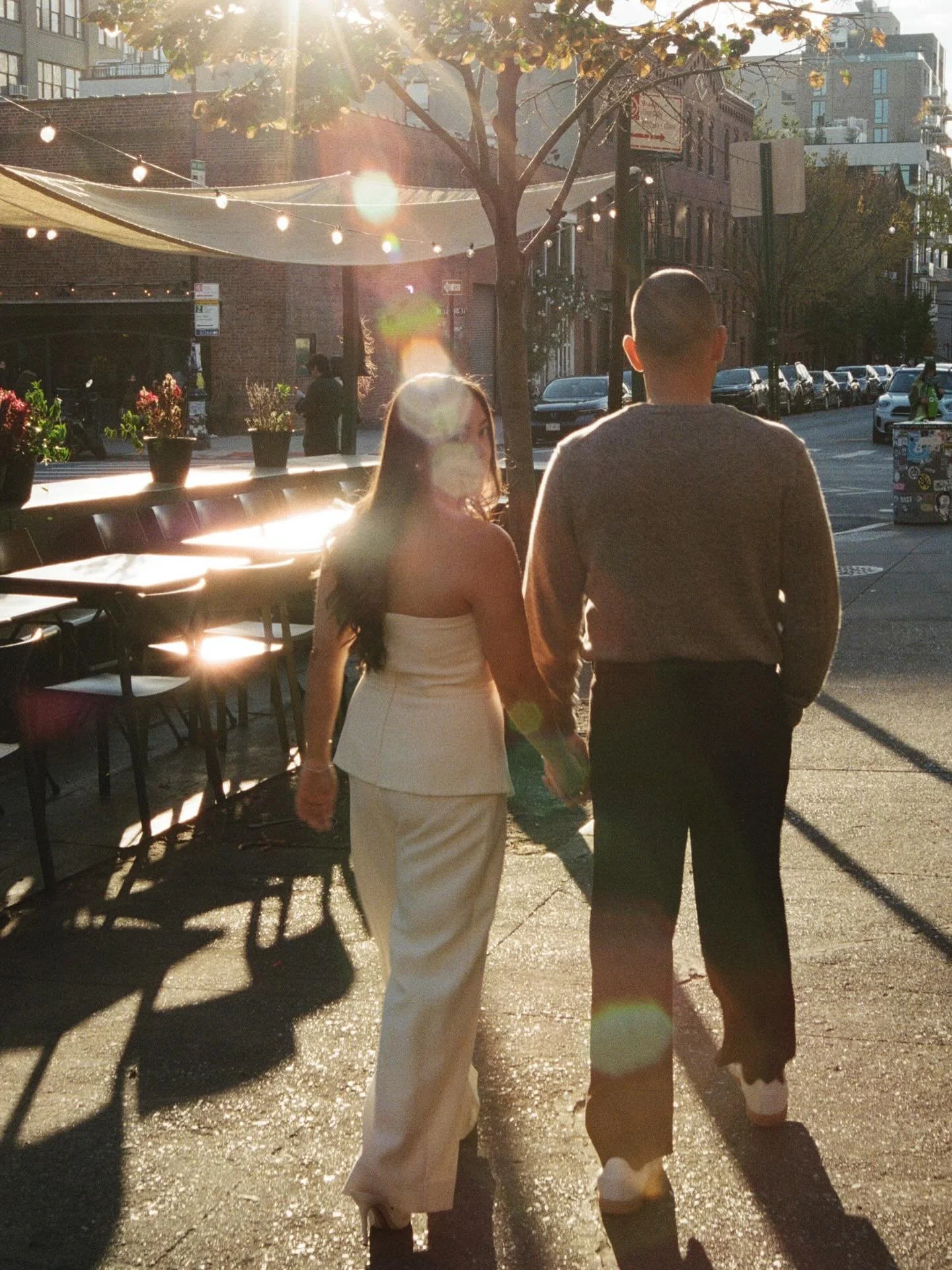 I&rsquo;m gonna go ahead and title this one &lsquo;A walk through Greenpoint in the good light&rsquo; ✨

#nycweddingphotographer #newyorkweddingphotographer #brooklynengagementsession #hybridweddingphotographer #brooklynweddingphotographer