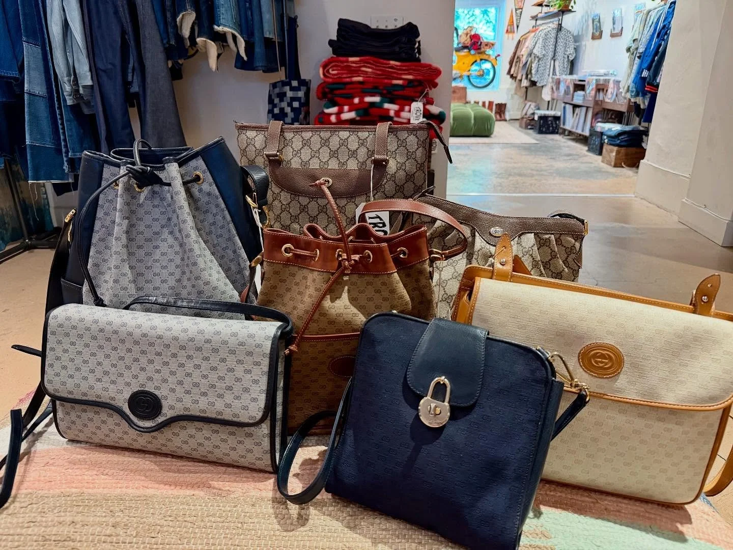 Gorgeous vintage Gucci restock has hit the floor🤎👜😍