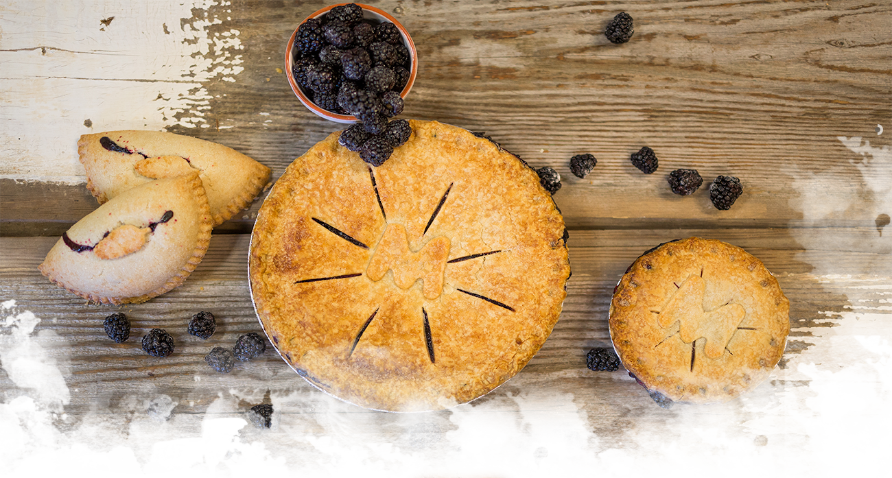 Marionberry pie