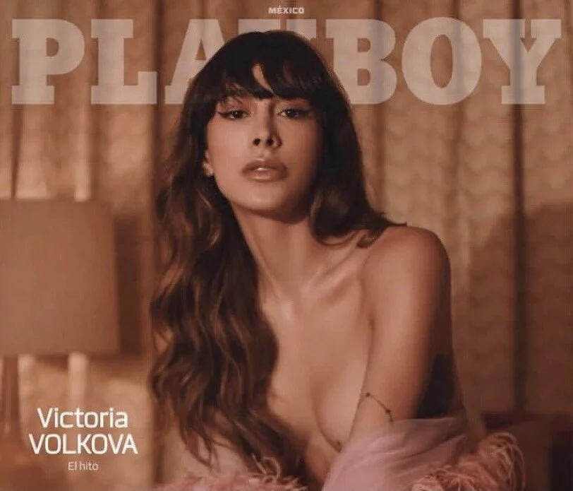Victoria Volkóva en la portada de Playboy México