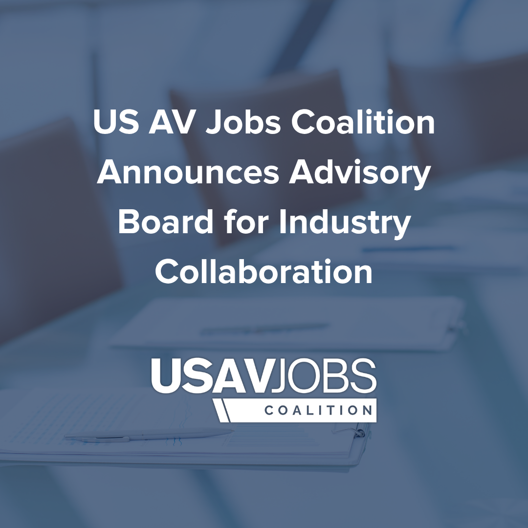 US AV Jobs Coalition Announces Advisory Board for Industry Collaboration