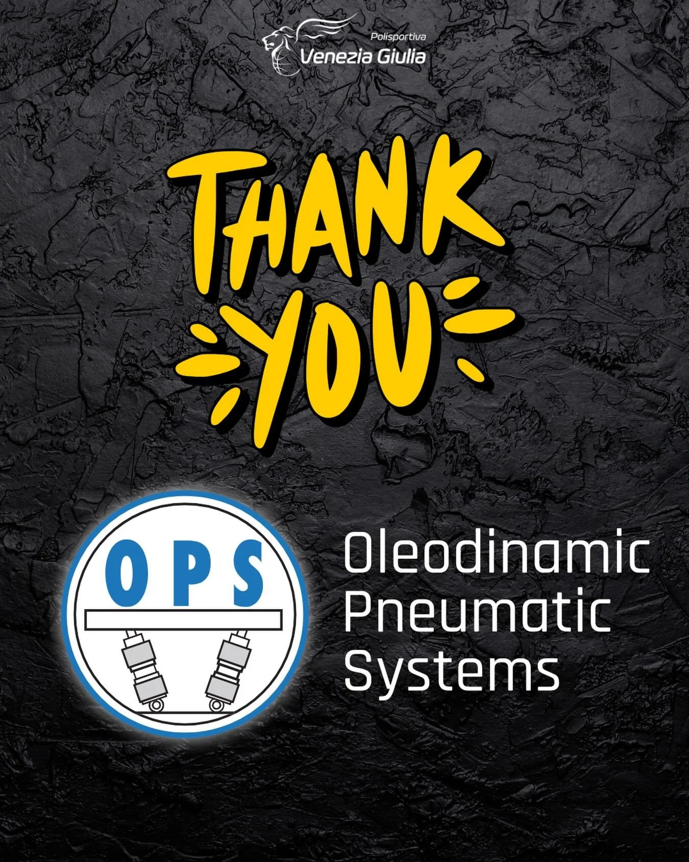 O.P.S. SRL RINNOVA L&rsquo;IMPEGNO DI SPONSORIZZAZIONE CON IL VENEZIA GIULIA BASKETBALL PER TUTTO IL 2026

Venezia Giulia Basketball e O.P.S. Oleodinamic Pneumatic Systems Srl sono lieti di annunciare il rinnovo della partnership che vede il marchio 