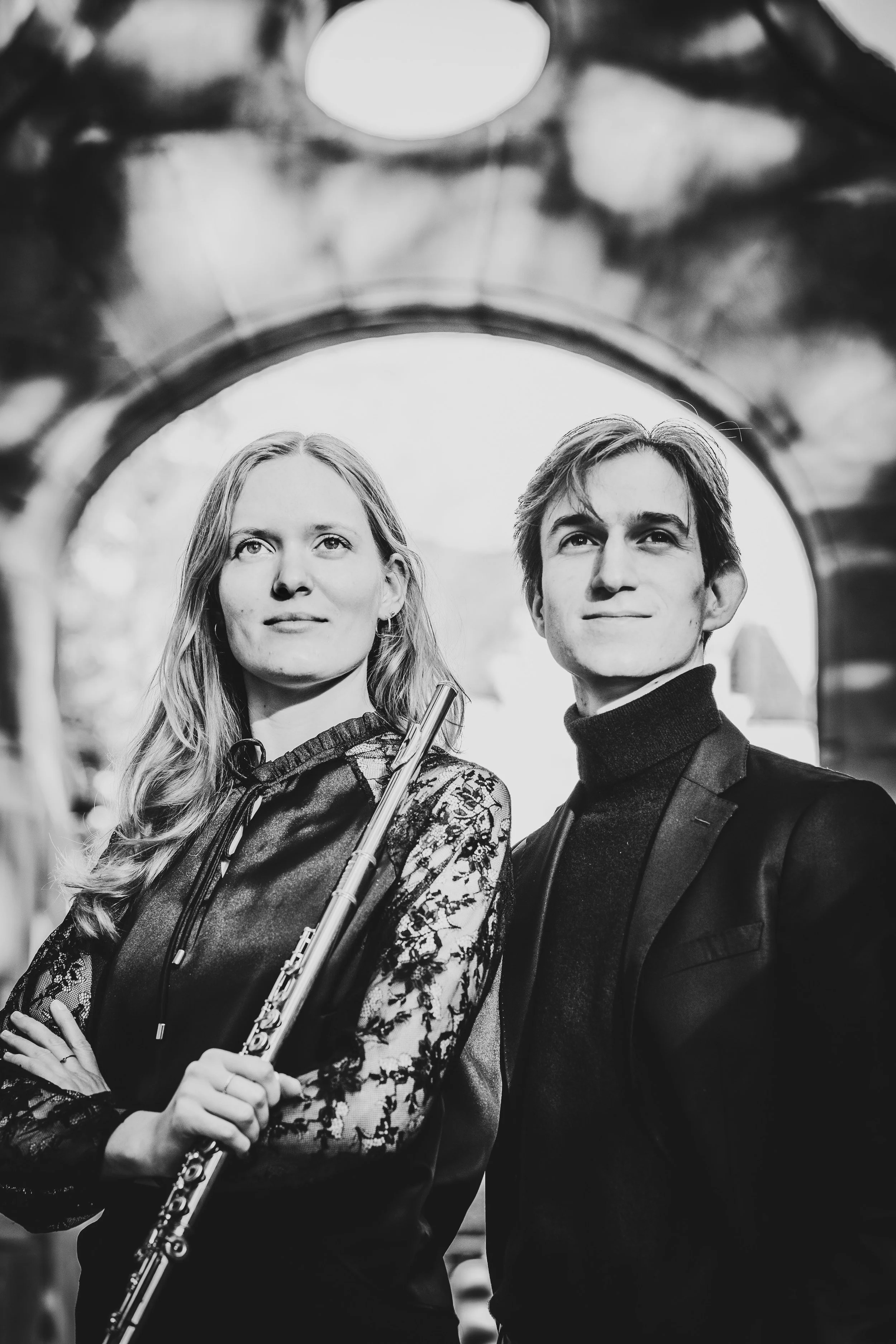 Concert à Chateau de Bourgon - Duo Théotime Gillot (piano) &amp; Jana Barenschee (flûte)