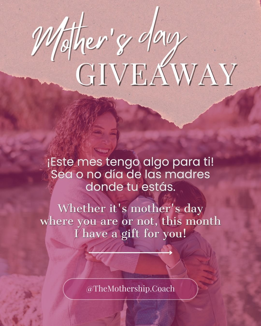 (🇬🇧 👇) Hoy es Dia de las Madres en Espa&ntilde;a y en una semana, en M&eacute;xico, y para celebrar te traigo un sorteo muy especial. 🔥

Participa para ganar mi nuevo paquete de coaching 1a1 🌟 &quot;Transiciones de Maternidad&quot; 🌟 que incluy