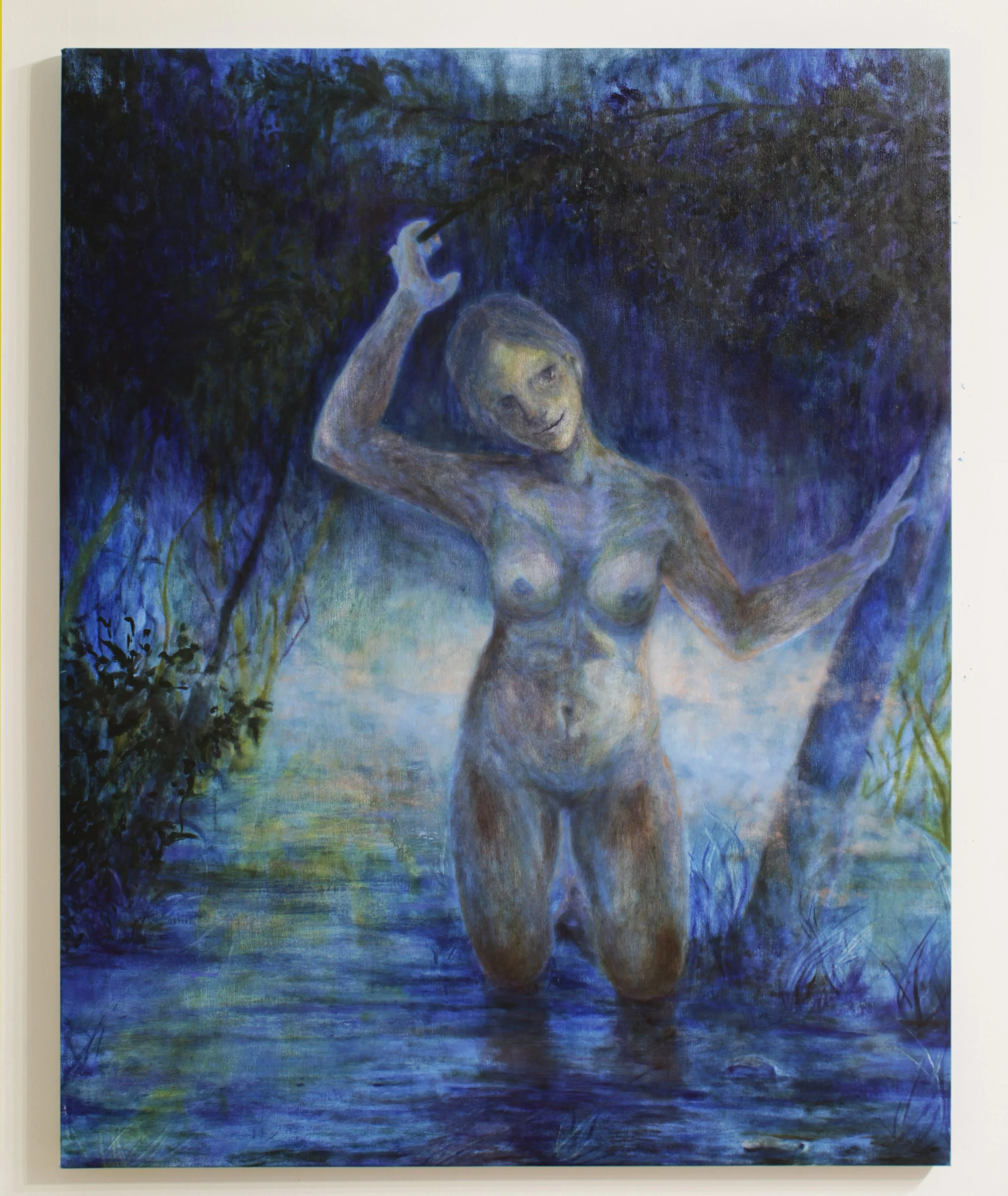 You should smile more, 40x50, oil on canvas