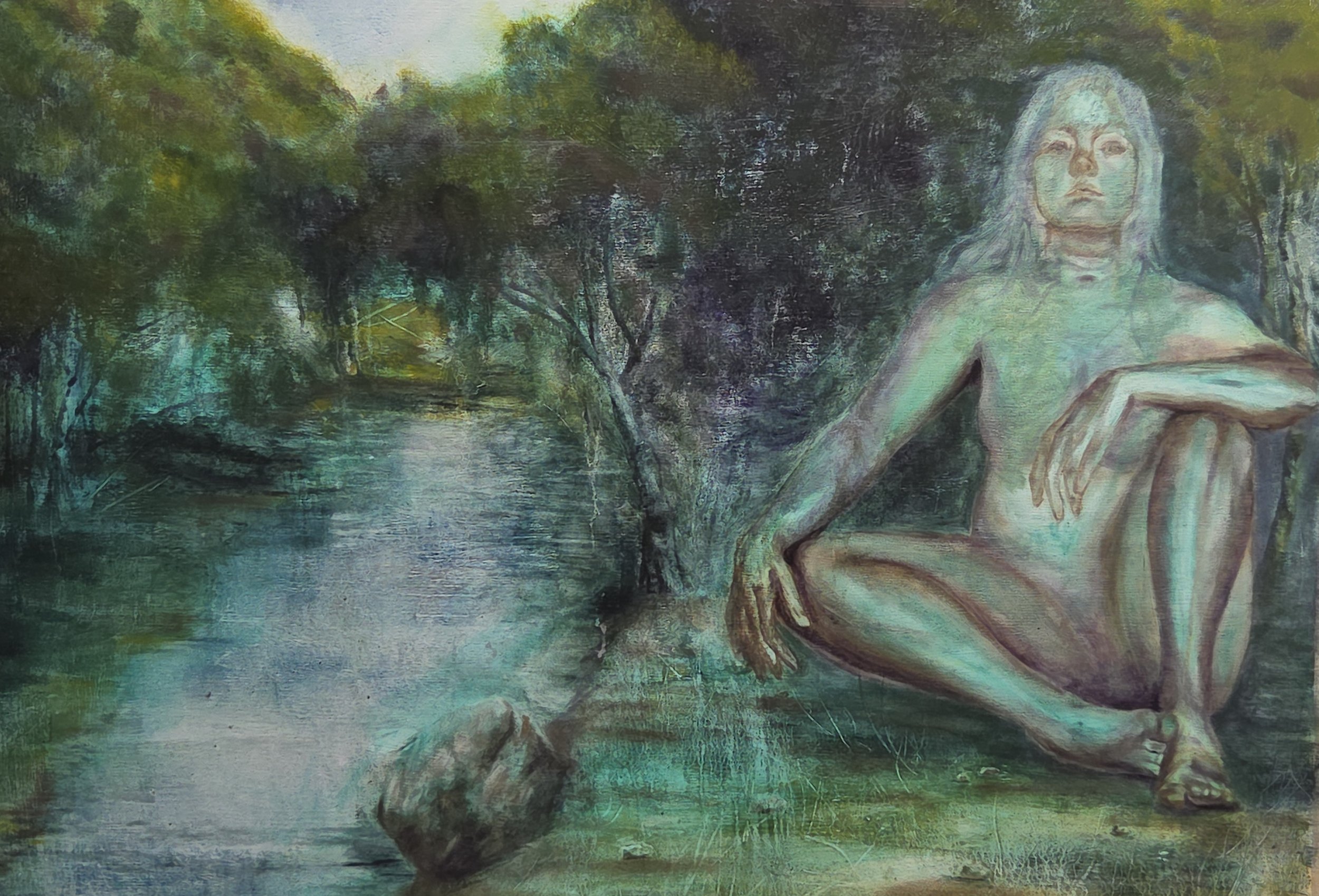 I am I am 2025 40x55 oil on canvas