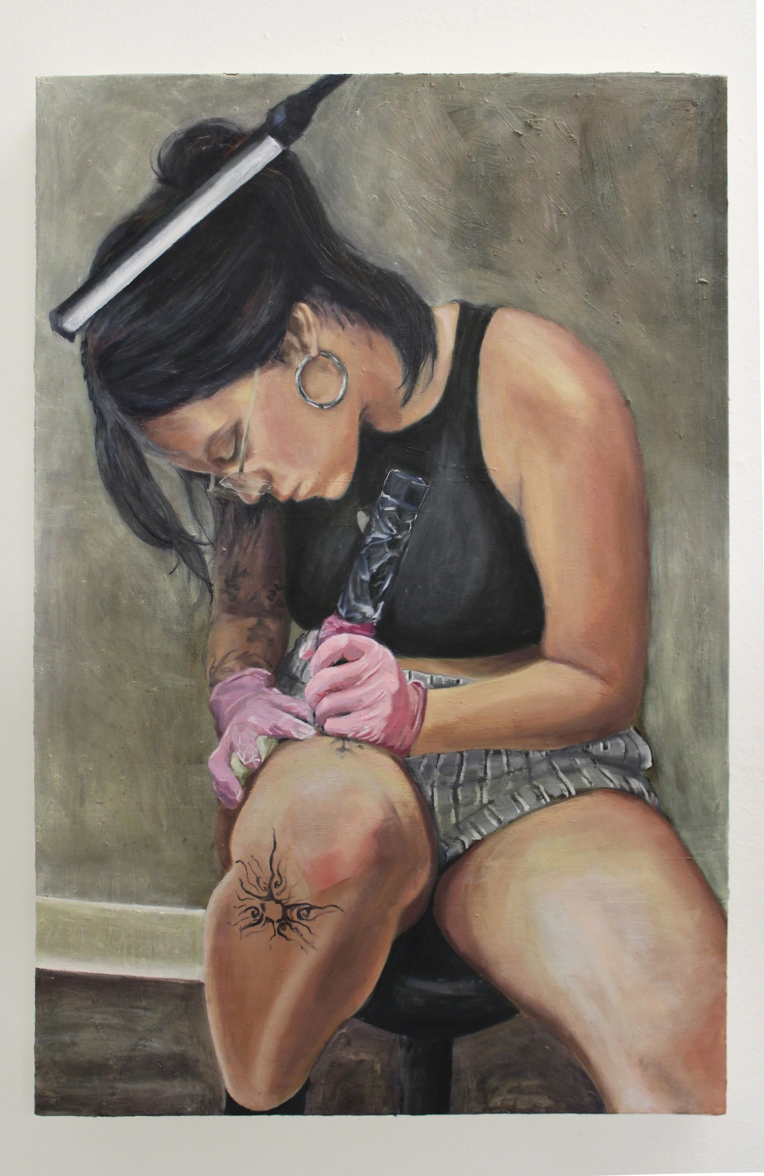 Exercises in autonomy, 2025 36x24 oil on canvas