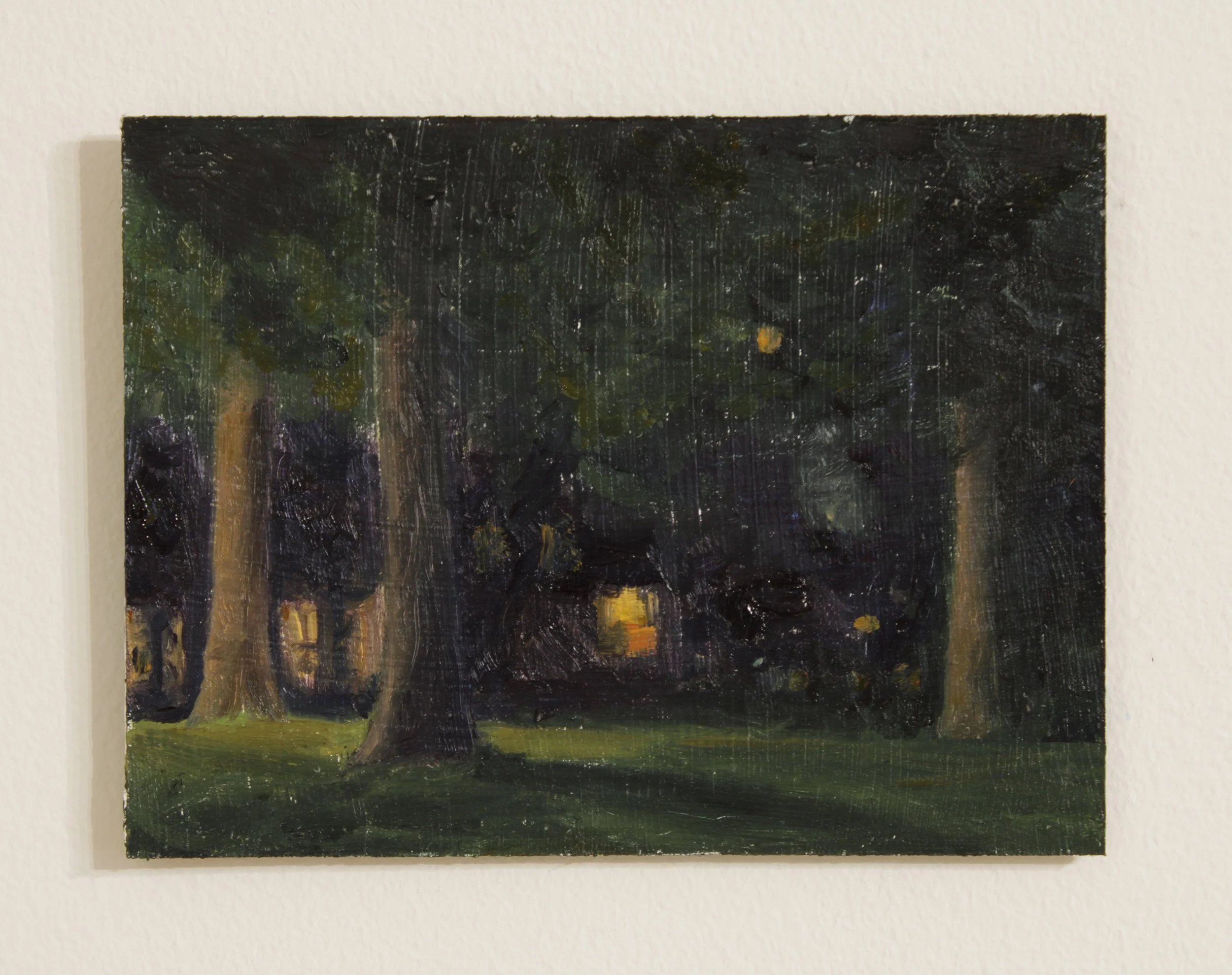 Studio nocturne 3, 2025 6x8 oil on panel