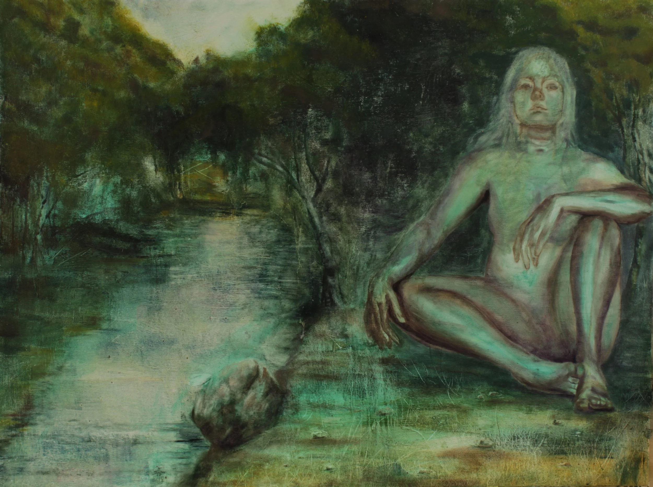 I am I am, 40x72, oil on canvas