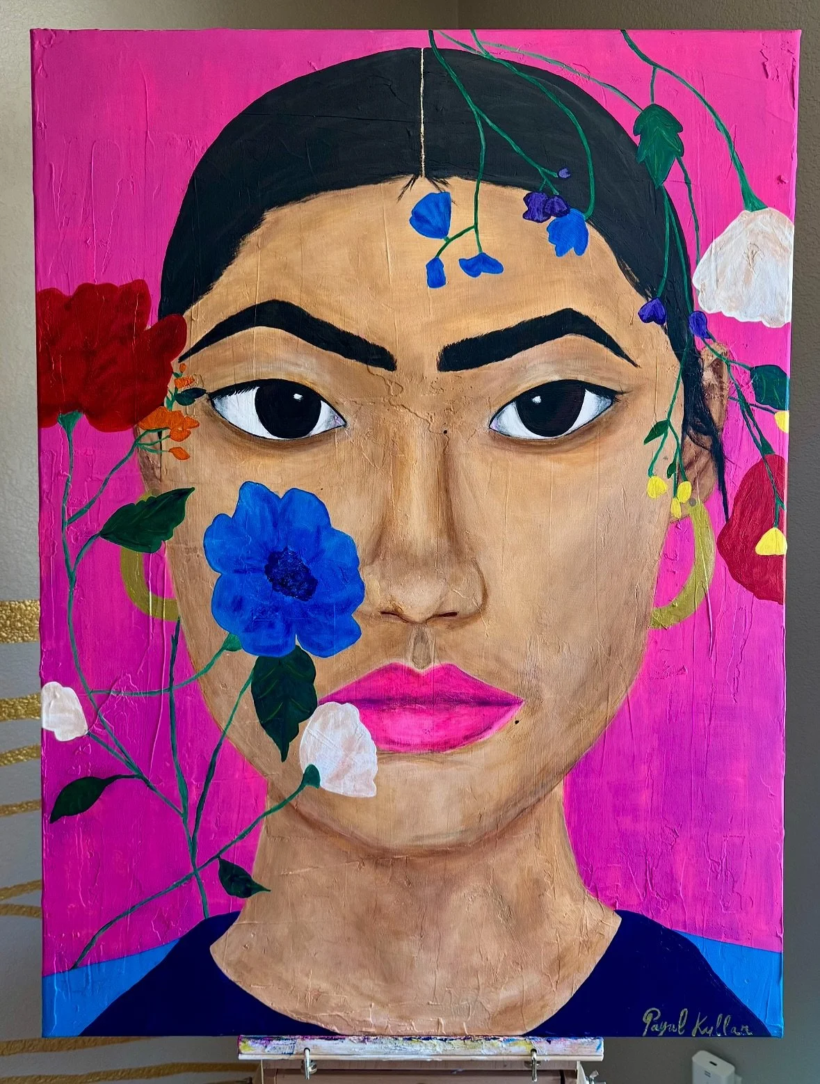 Officially on Etsy at DIYAARTWORKSTUDIO ❣️

Find the link in my bio 🥰🌸💜

#plasterartist 
#brightartwork 
#portraitpainting 
#popartstyle 
#floralartwork