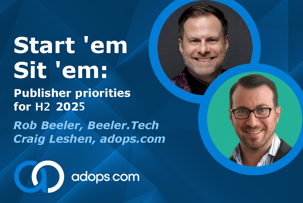 Start 'em, Sit 'em revisited: publisher priorities for H2 2025