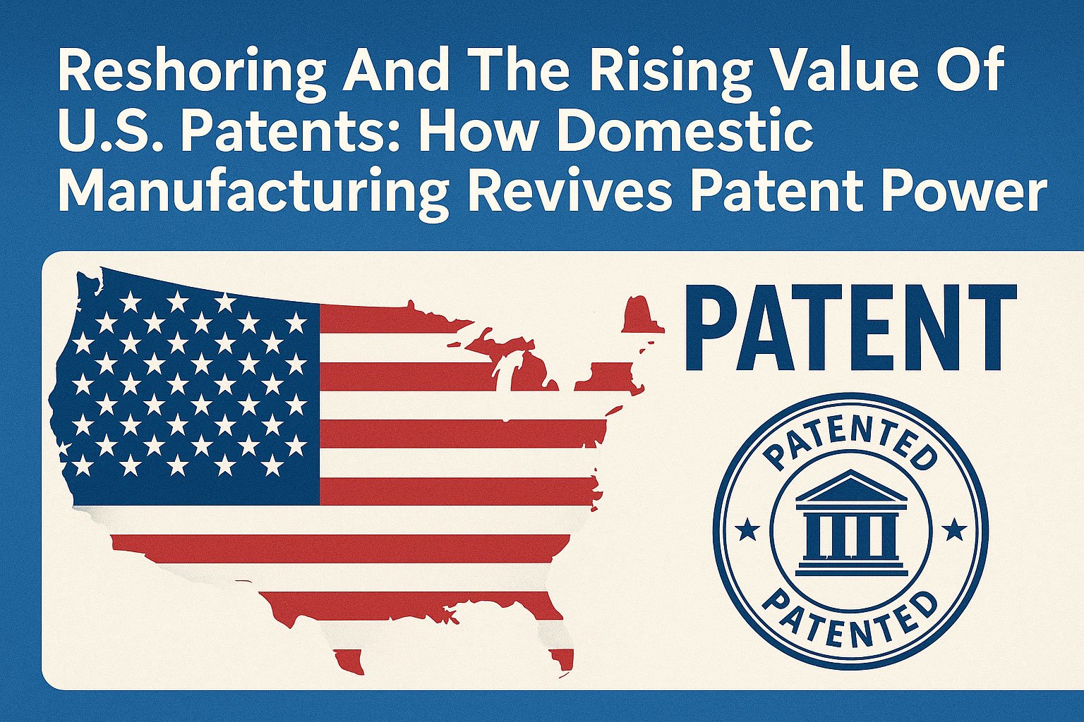 Reshoring And The Rising Value Of U.S. Patents: How Domestic Manufacturing Revives Patent Power