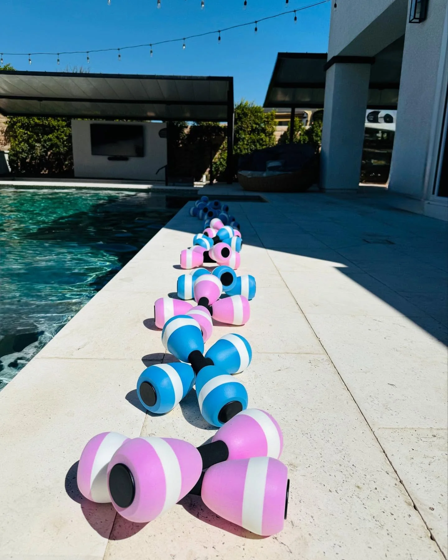 We are out and about today setting up for a bachelorette ABBA themed workout. 

Reasons to Try a Water Workout!

1️⃣ Low-impact, high results &ndash; easy on the joints, tough on the muscles 2️⃣ Full-body resistance &ndash; the water does the work! 3