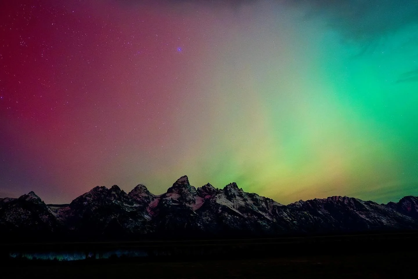 Watercolor skies over my favorite mountains ✨