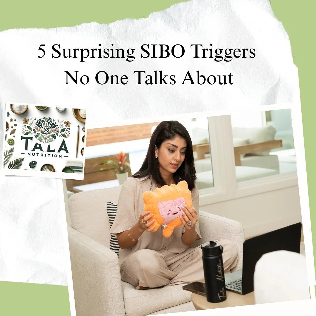 SIBO symptoms but your diet is on point? 🤔 

Swipe to learn 5 non-food triggers that can worsen SIBO👆🏼

SIBO isn&rsquo;t just about food.👈🏻

That&rsquo;s why so many people feel frustrated when they &ldquo;do the diet perfectly&rdquo; but still 