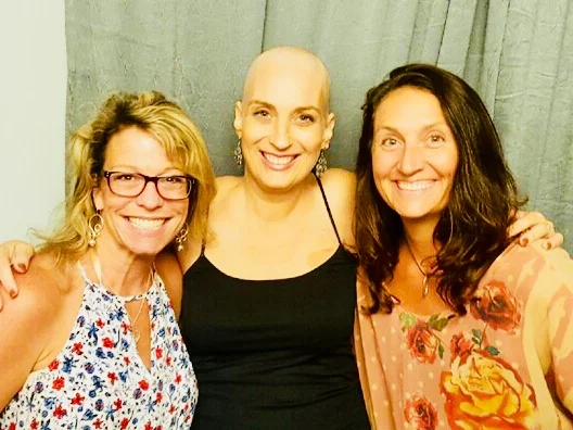 These two and I have walked lifes journey together for almost forty out of our forty-four years. From kindergartners to rebelling teens and at present middle age women - from marriages, babies, divorces, deaths, and now cancer we’ll continue to walk it arm and arm!