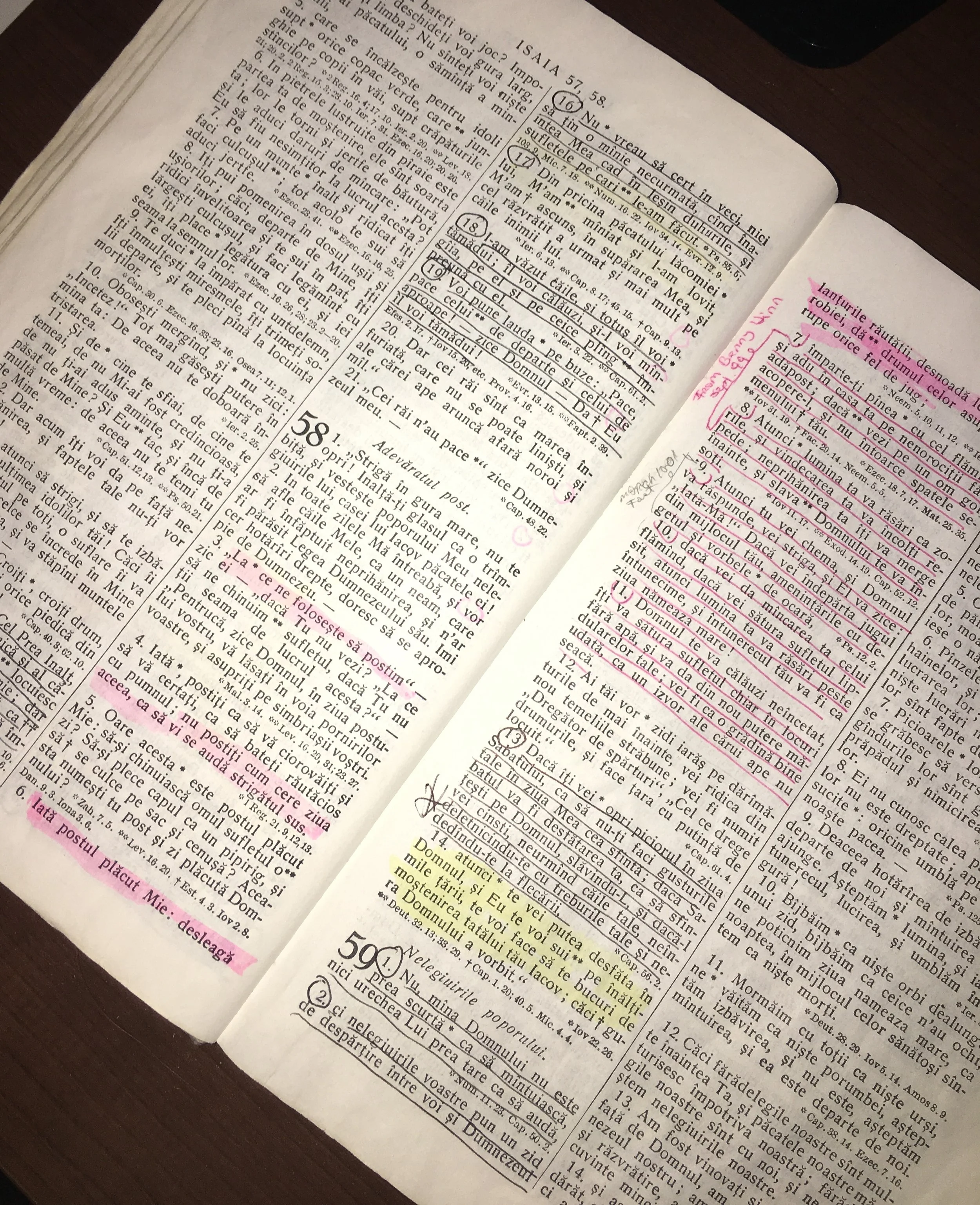 My friends Bible. His Truth is the same, no matter the language!