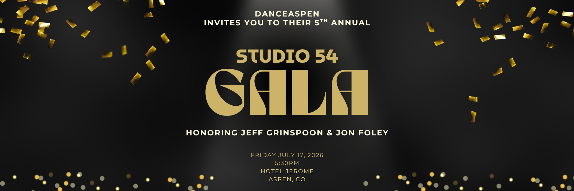 5th Annual Gala: Studio 54