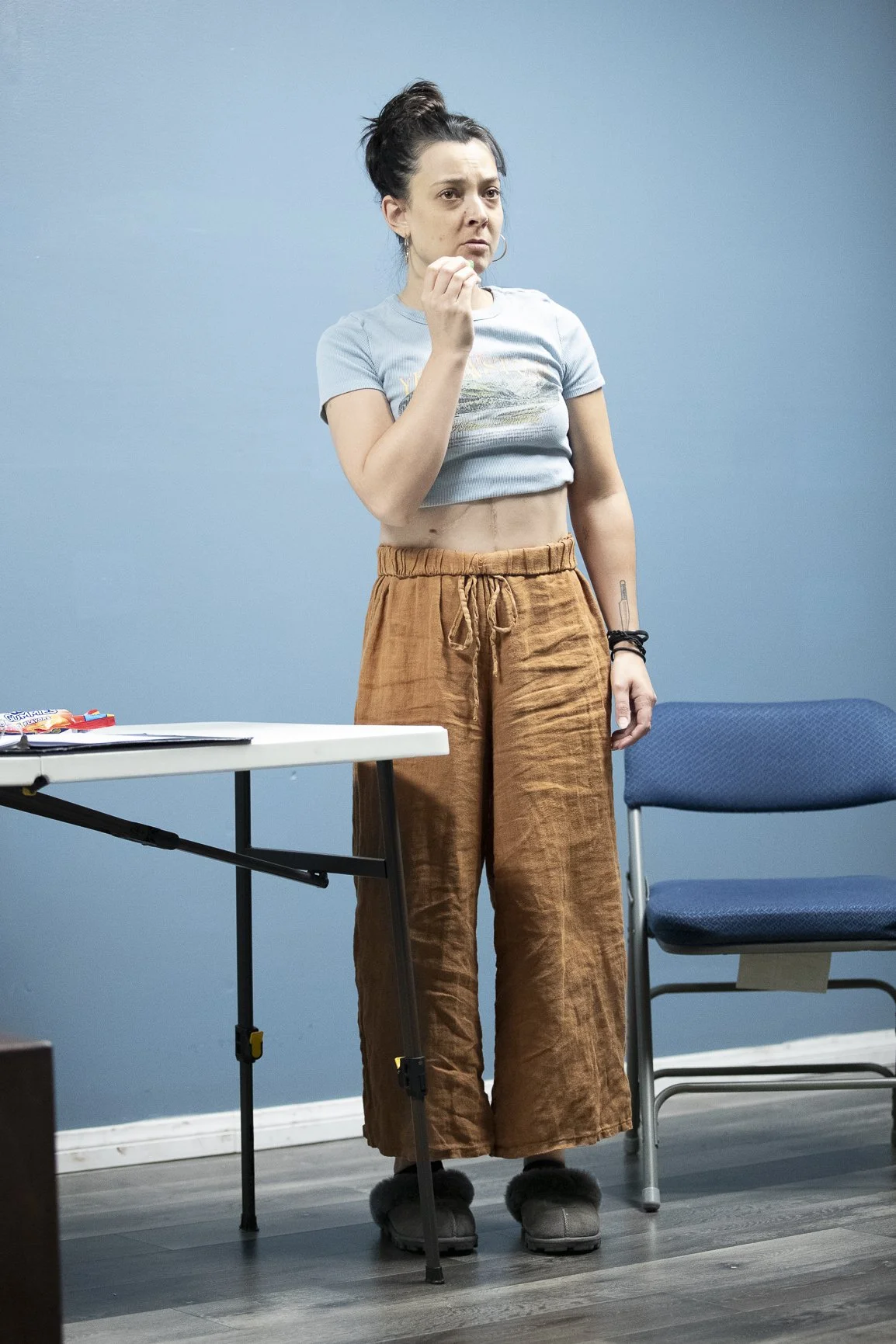 Megan Caccamo in Rehearsal