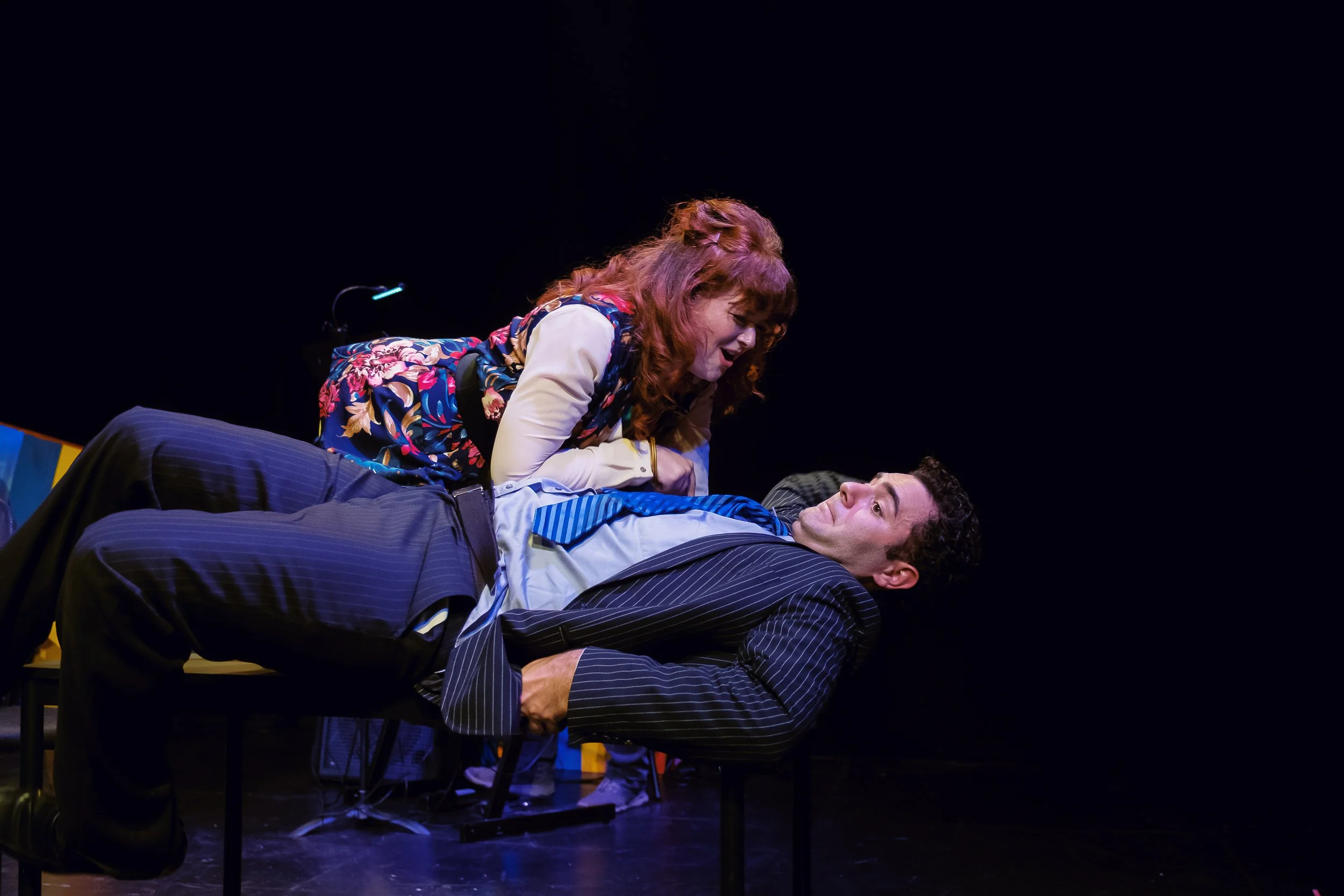 Jaley Hoyt as Sydney and Elliot White as Clark Kent