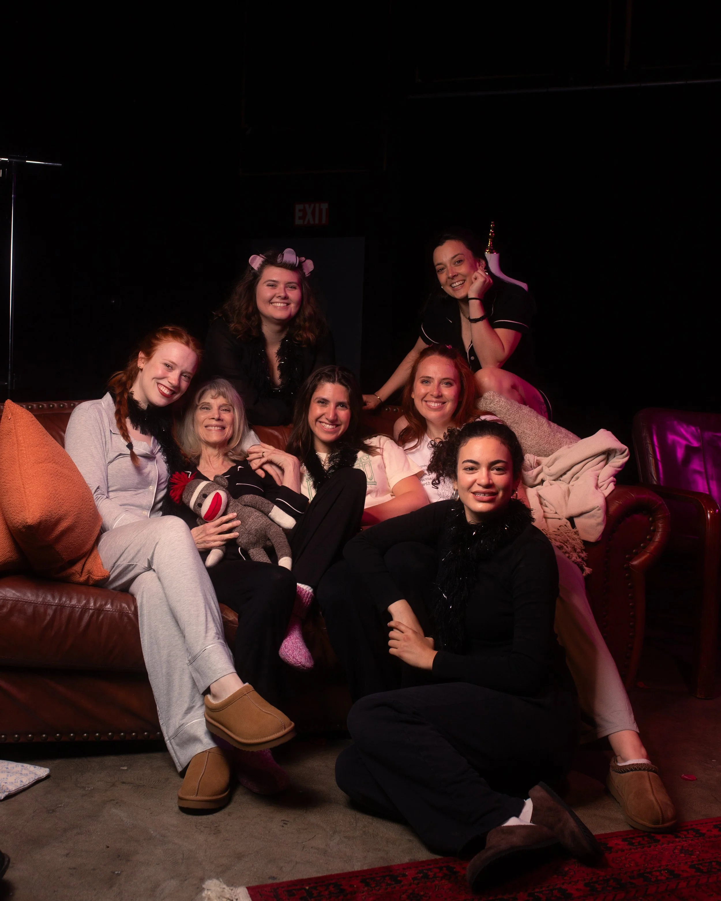 Sophie Lachman, Phyllis Katz, Mary May, Natalie Friedman, Amanda Dacks, Gabriella Weltman, and Megan Caccamo