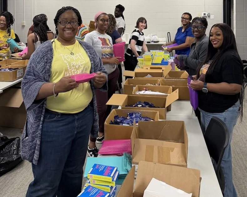 Packing Safe-Sex Kits for Yellowhammer Fund