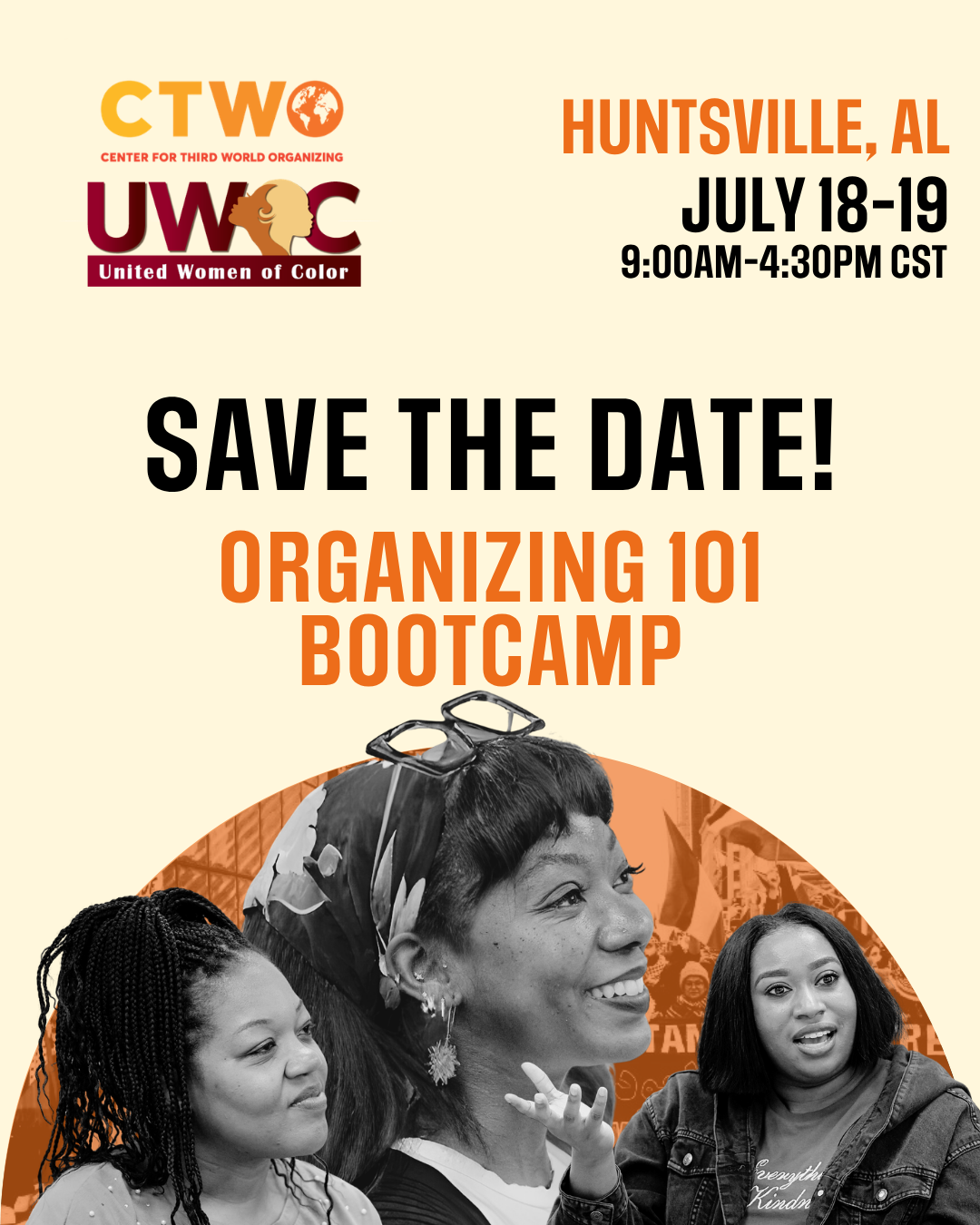 SAVE THE DATE: CTWO Organizing 101 Bootcamp