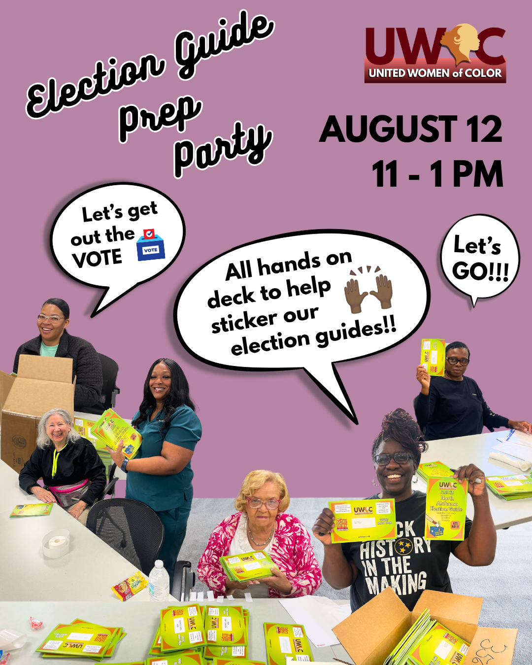 UWOC Election Guide Prep Party 