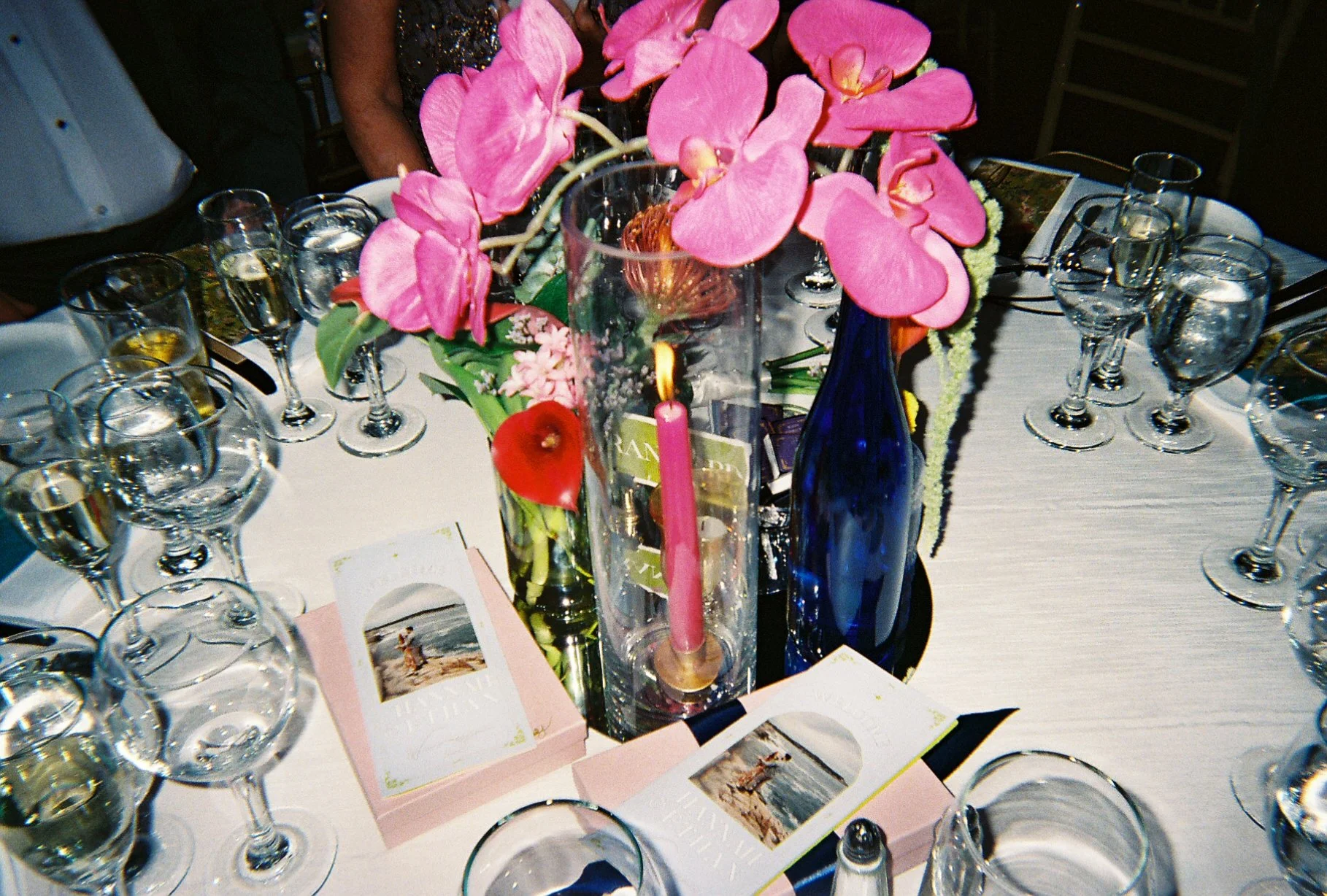 Was seating at your table a little odd? You're not alone! We found out late into the night that our caterers sat people in alphabetical order instead of the order we had provided. If you weren't sat with your partner, we appreciate you figuring it ou