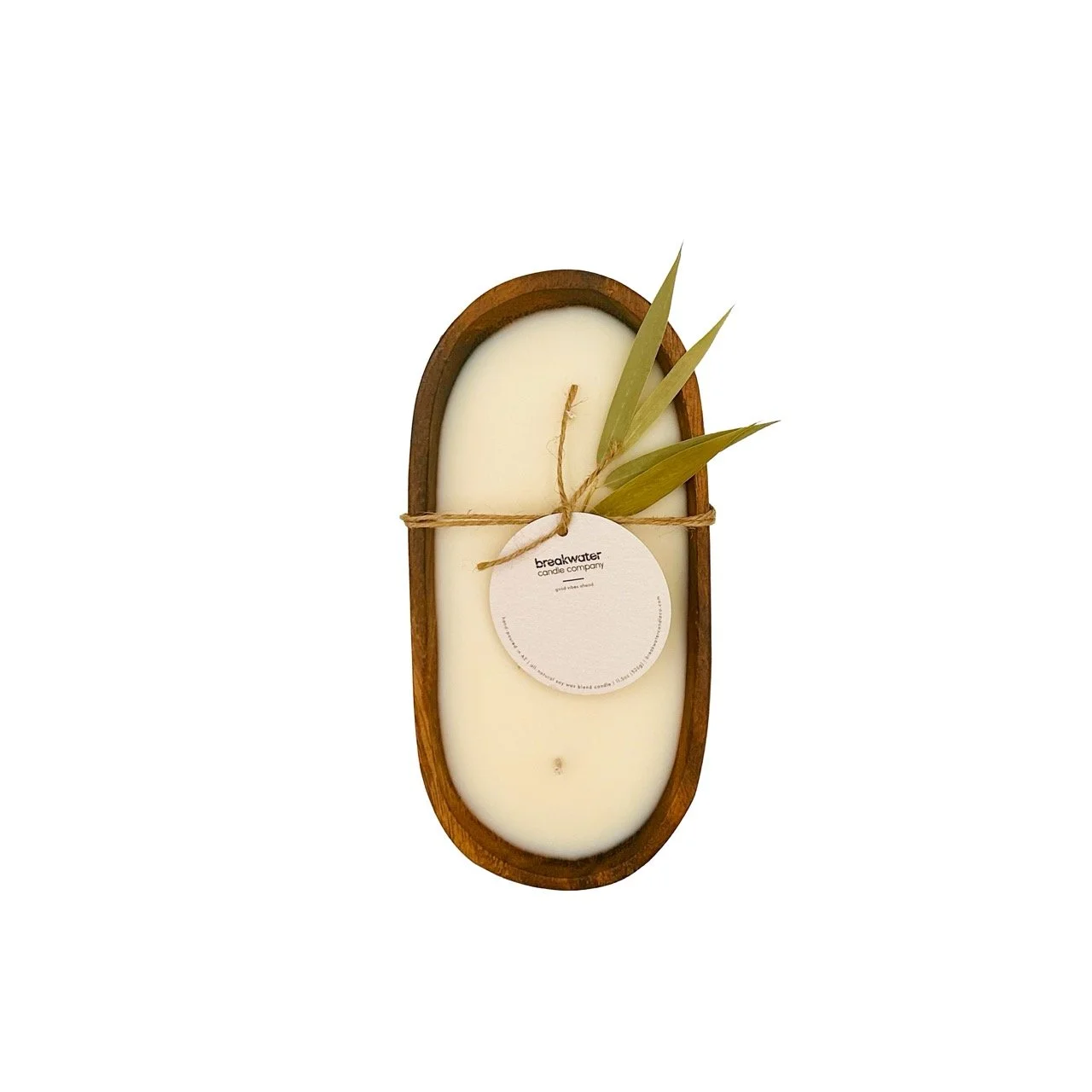 The Grom Oval Dough Bowl Candle