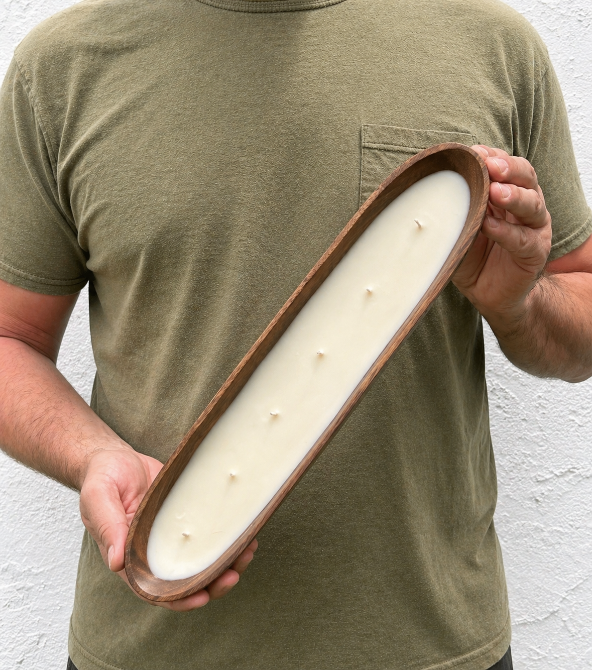 The Cruiser Oval Dough Bowl Candle