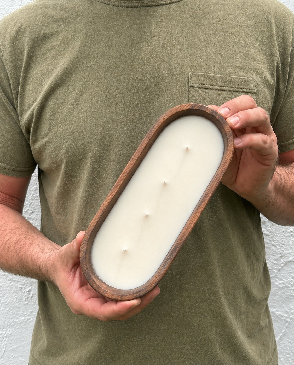 The Grom Oval Dough Bowl Candle