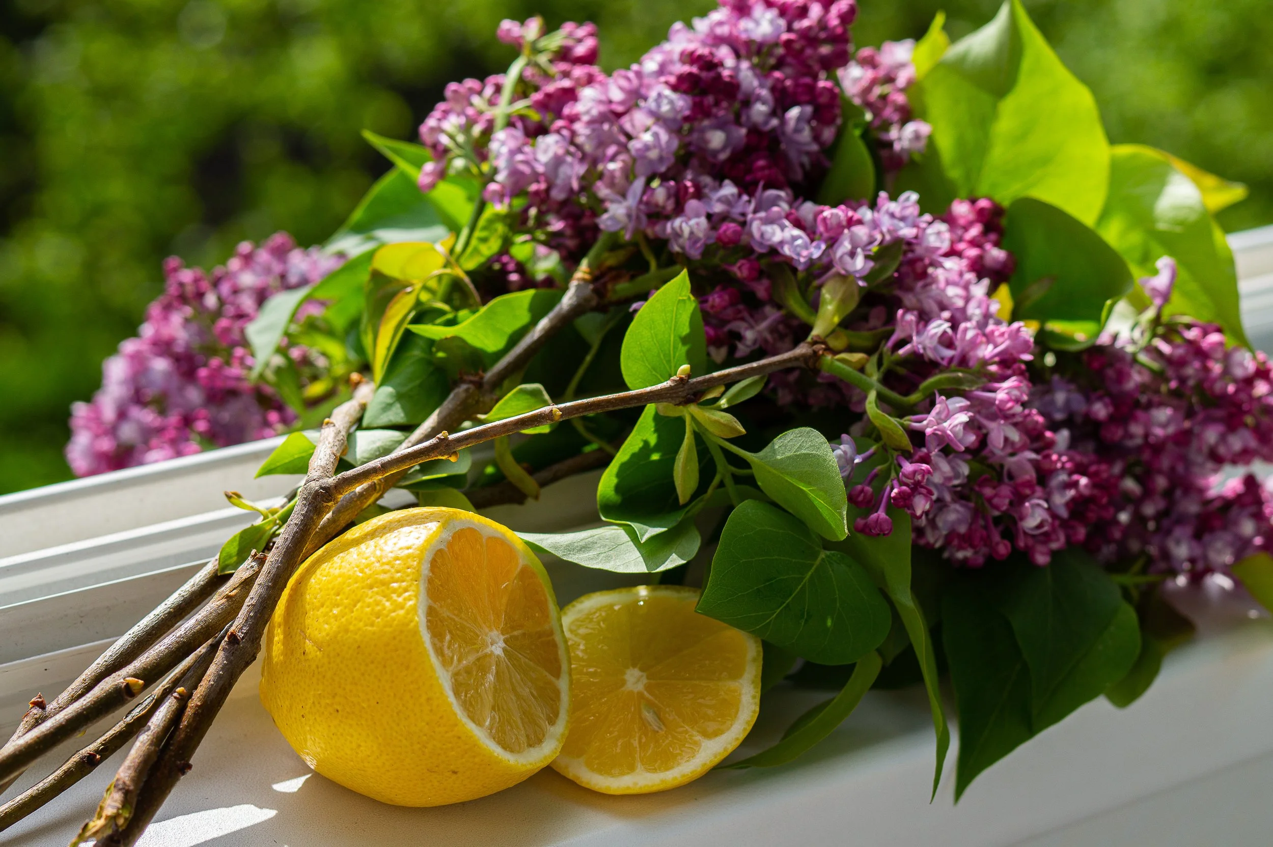 Lilac + Lemon Candle