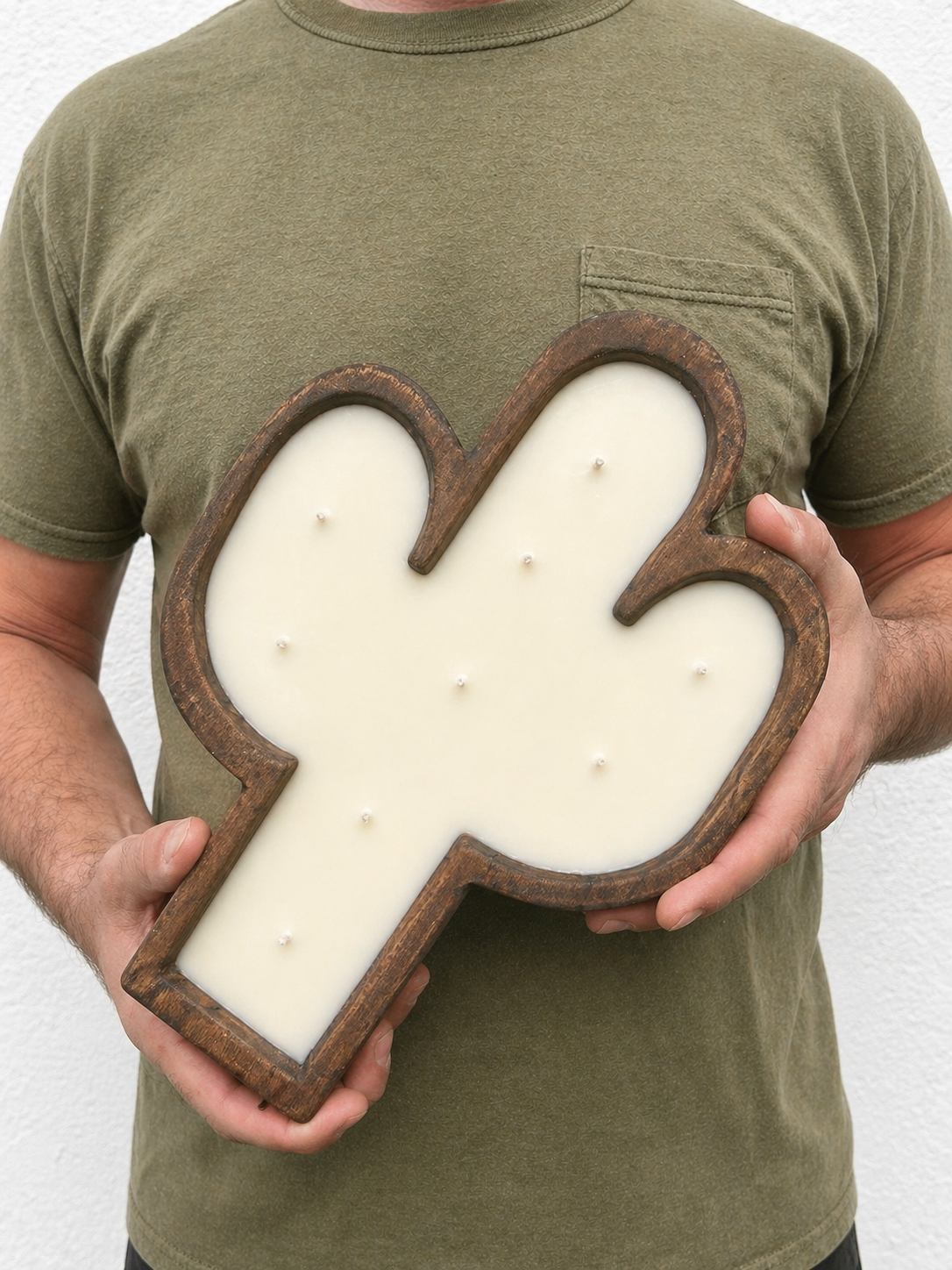 The Saguaro Cactus Dough Bowl Candle
