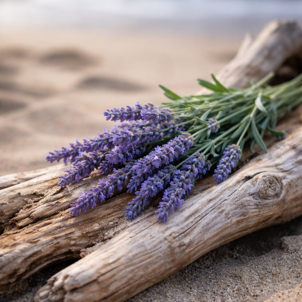 Lavender Beachwood Candle