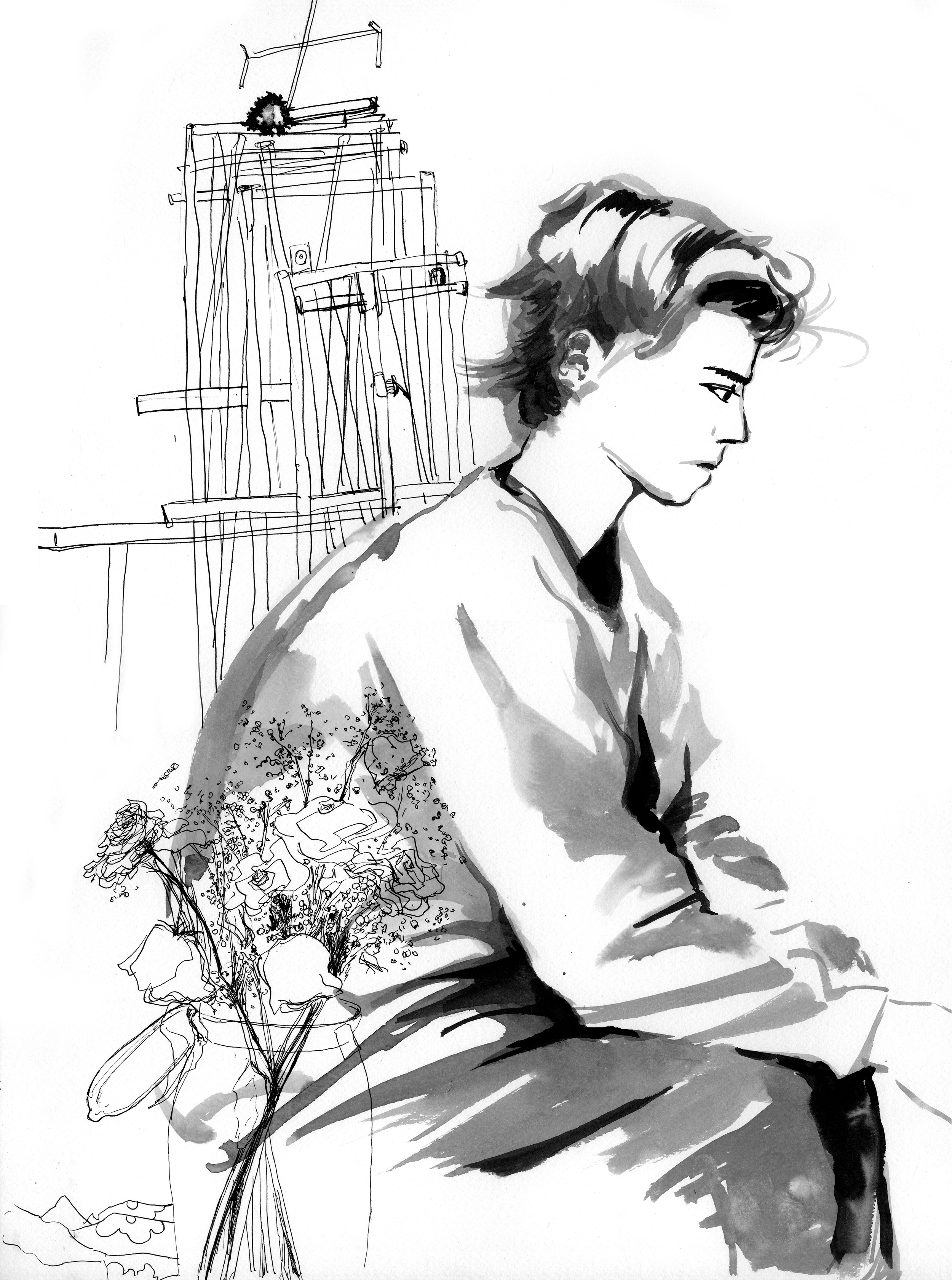 Man Flower Easel.png