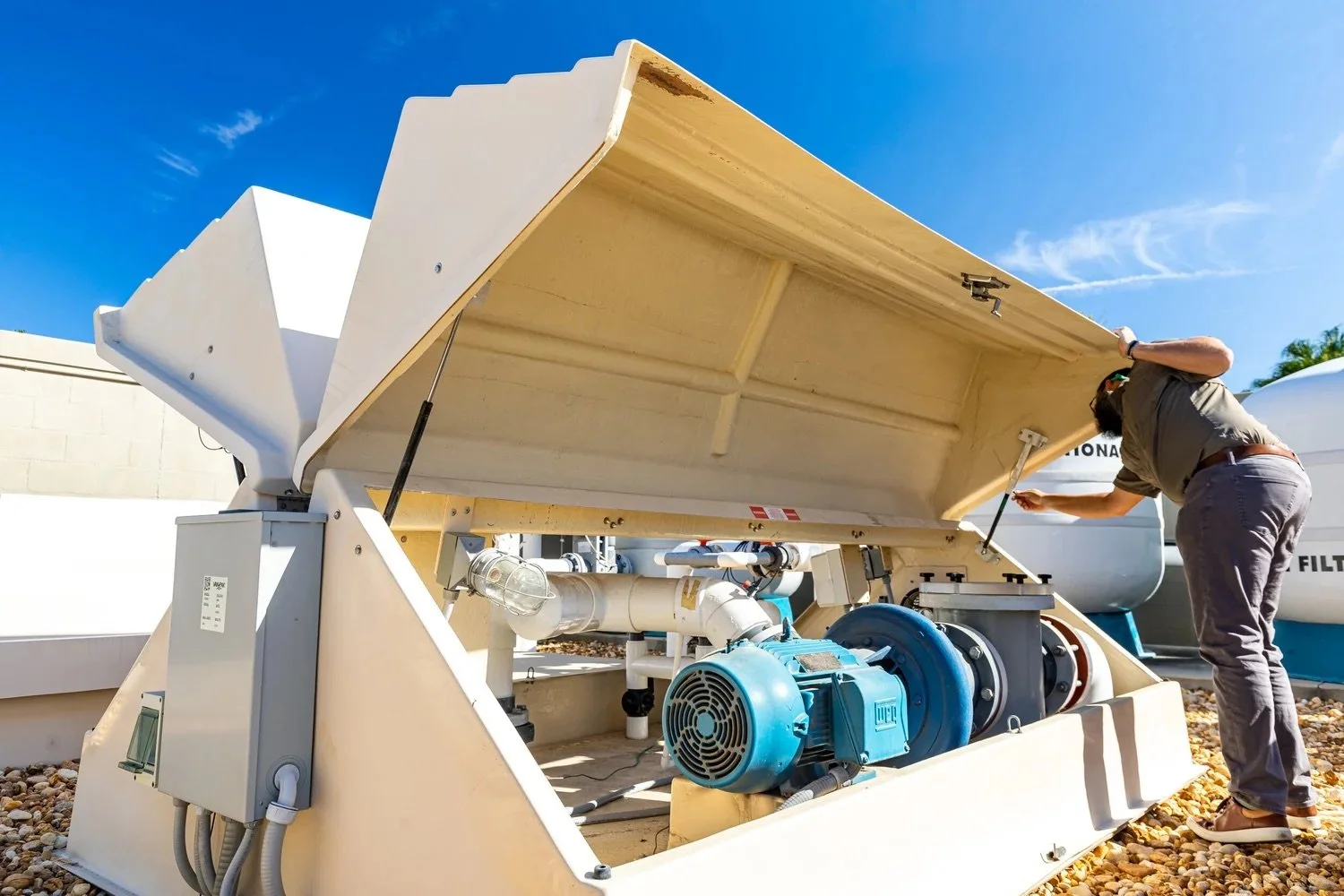 Commercial pool equipment